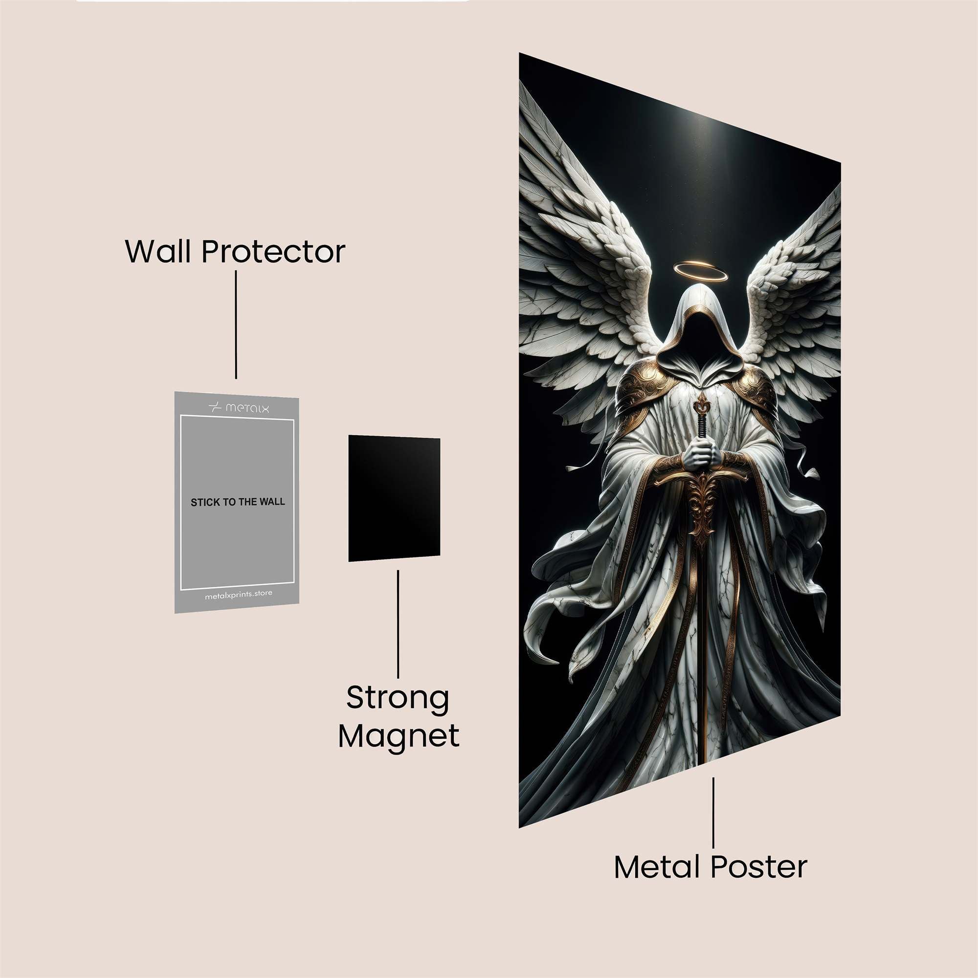 Angel Resolute Safe Wall Magnetic / M