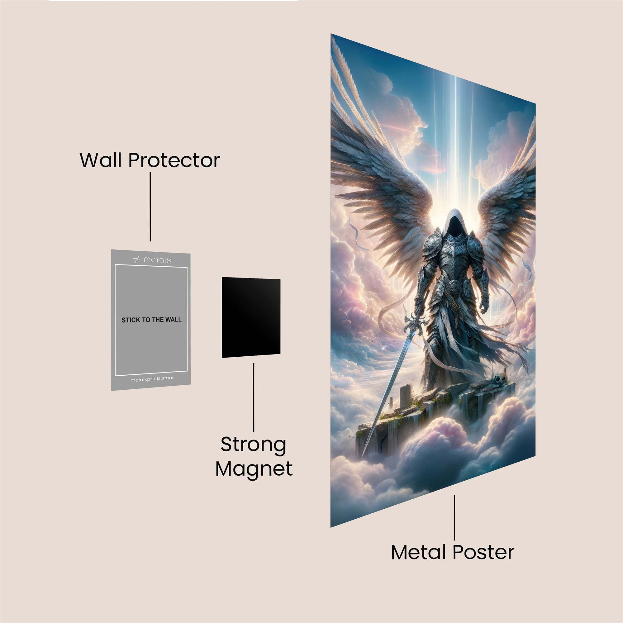 Angel Ascendant Safe Wall Magnetic / M