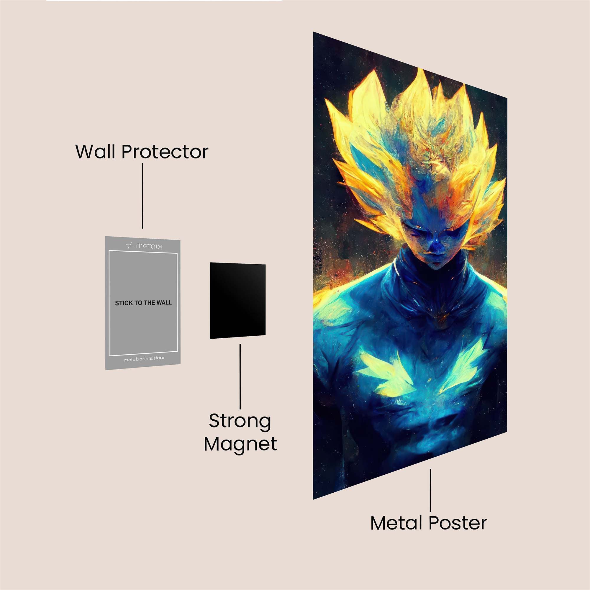 Goku Radiant Safe Wall Magnetic / M