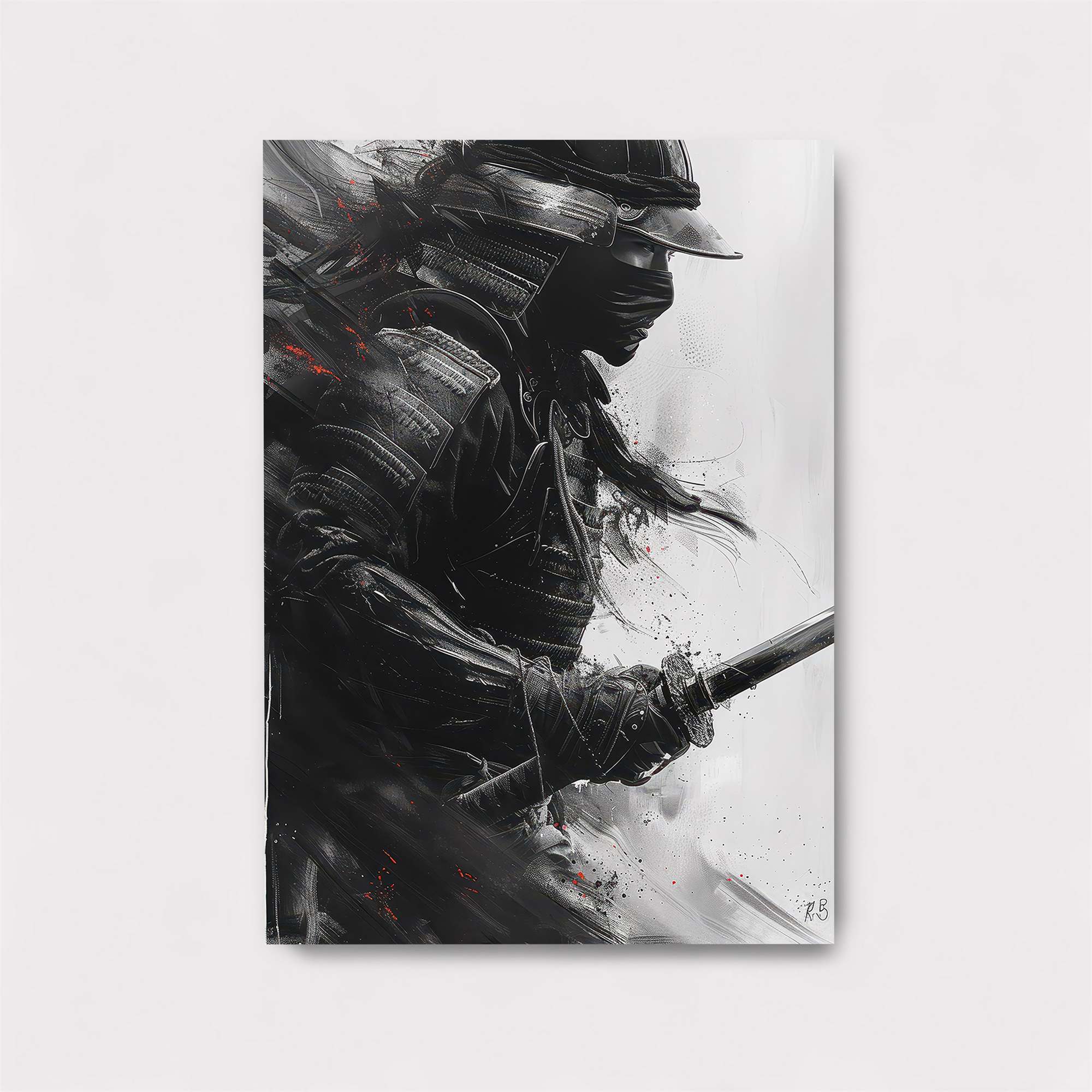 Samurai Shadow Safe Wall Magnetic / M