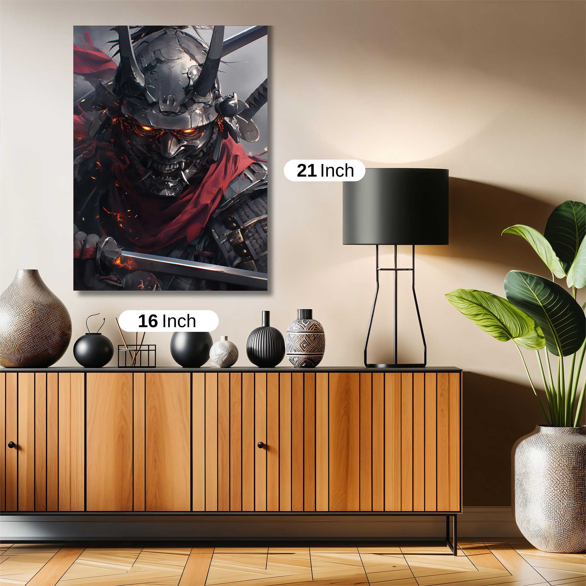 Samurai Inferno Safe Wall Magnetic / M