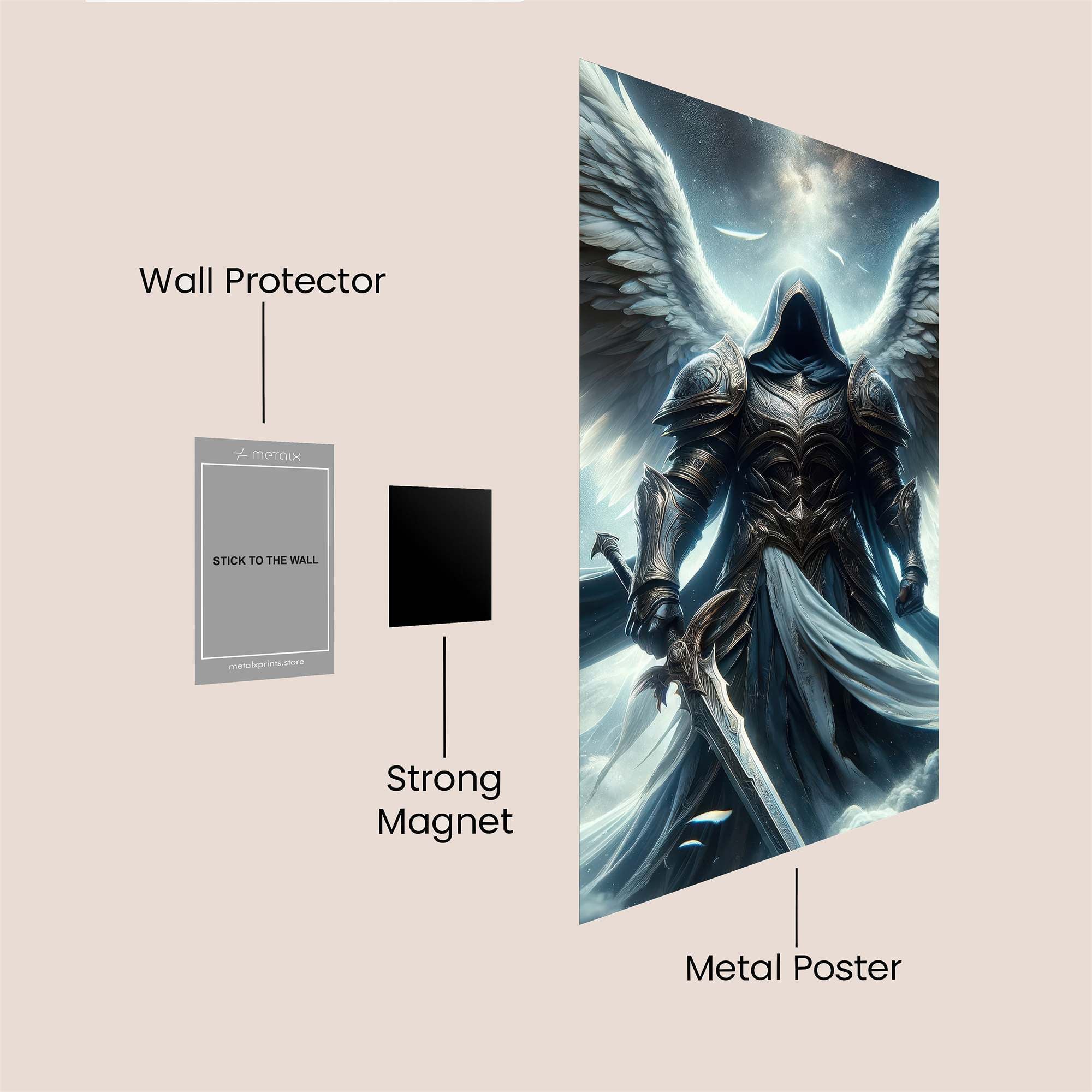 Angel Enigma Safe Wall Magnetic / M