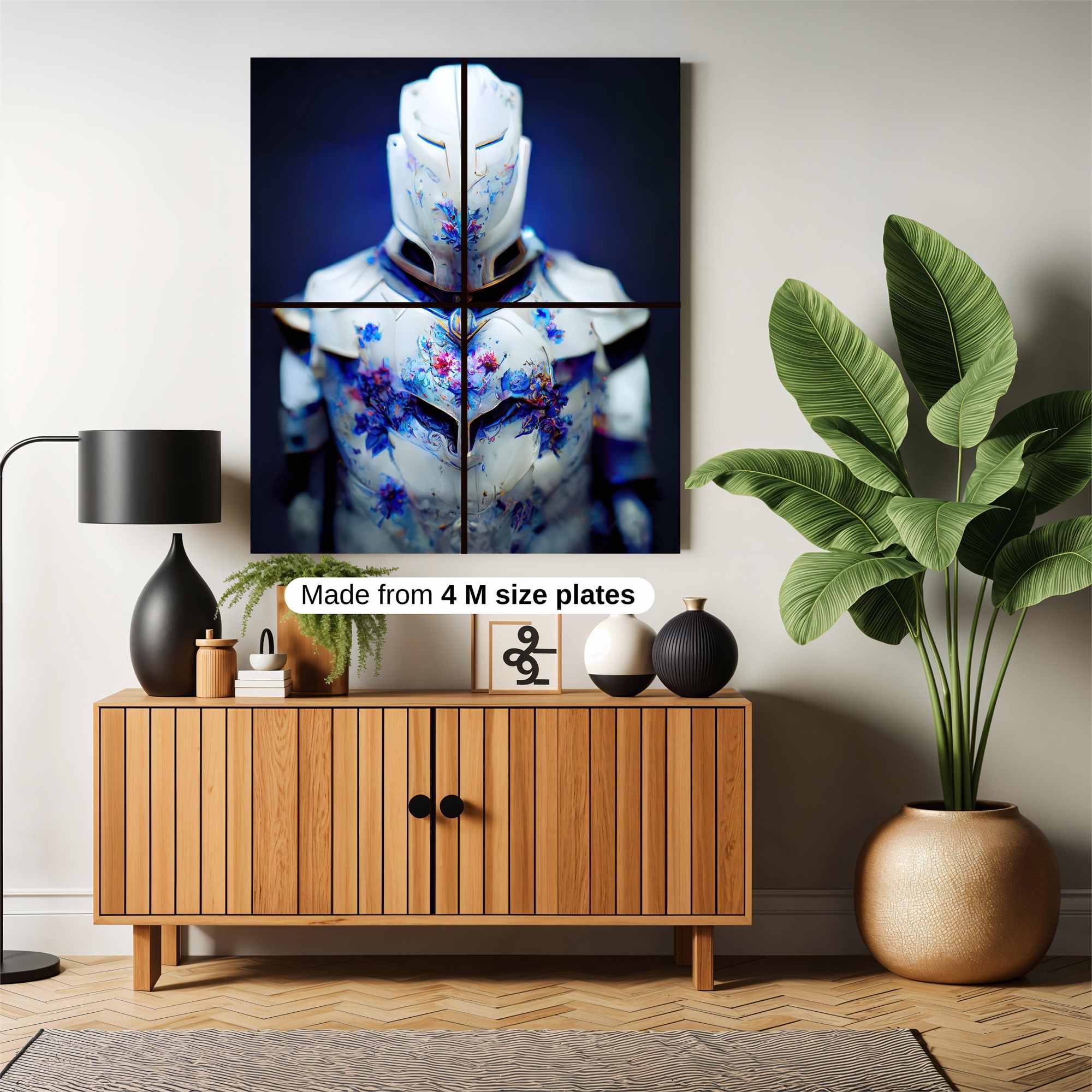 Floral Knight Safe Wall Magnetic / M