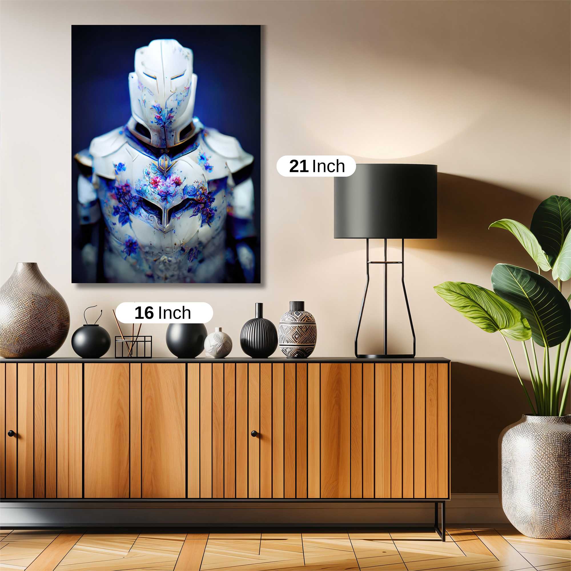 Floral Knight Safe Wall Magnetic / M