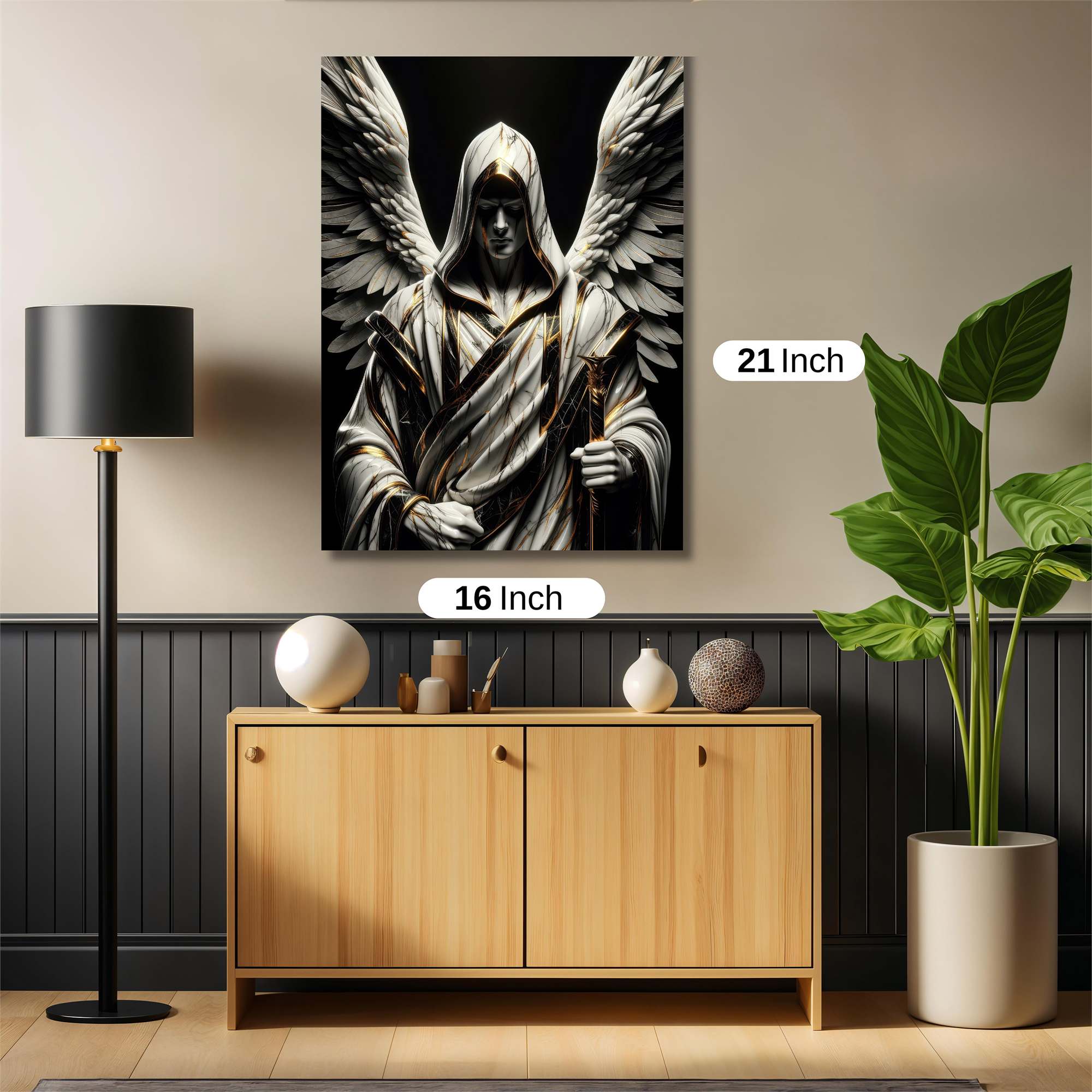 Angel Sombre Safe Wall Magnetic / M