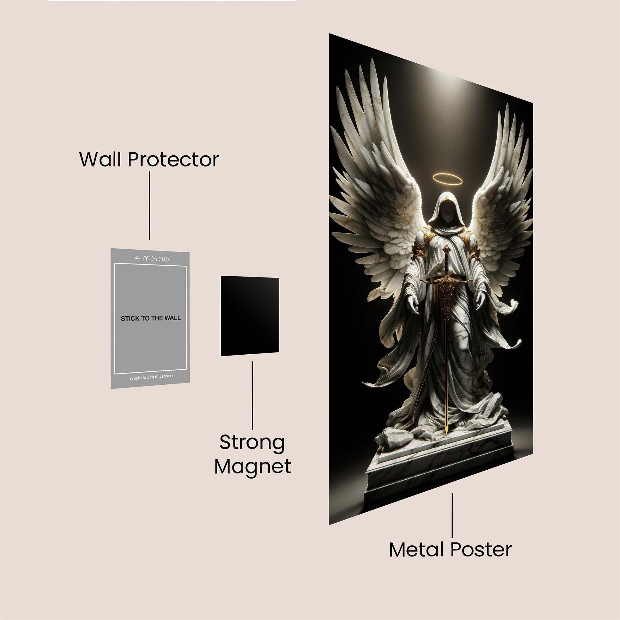 Divine Sentinel Safe Wall Magnetic / M
