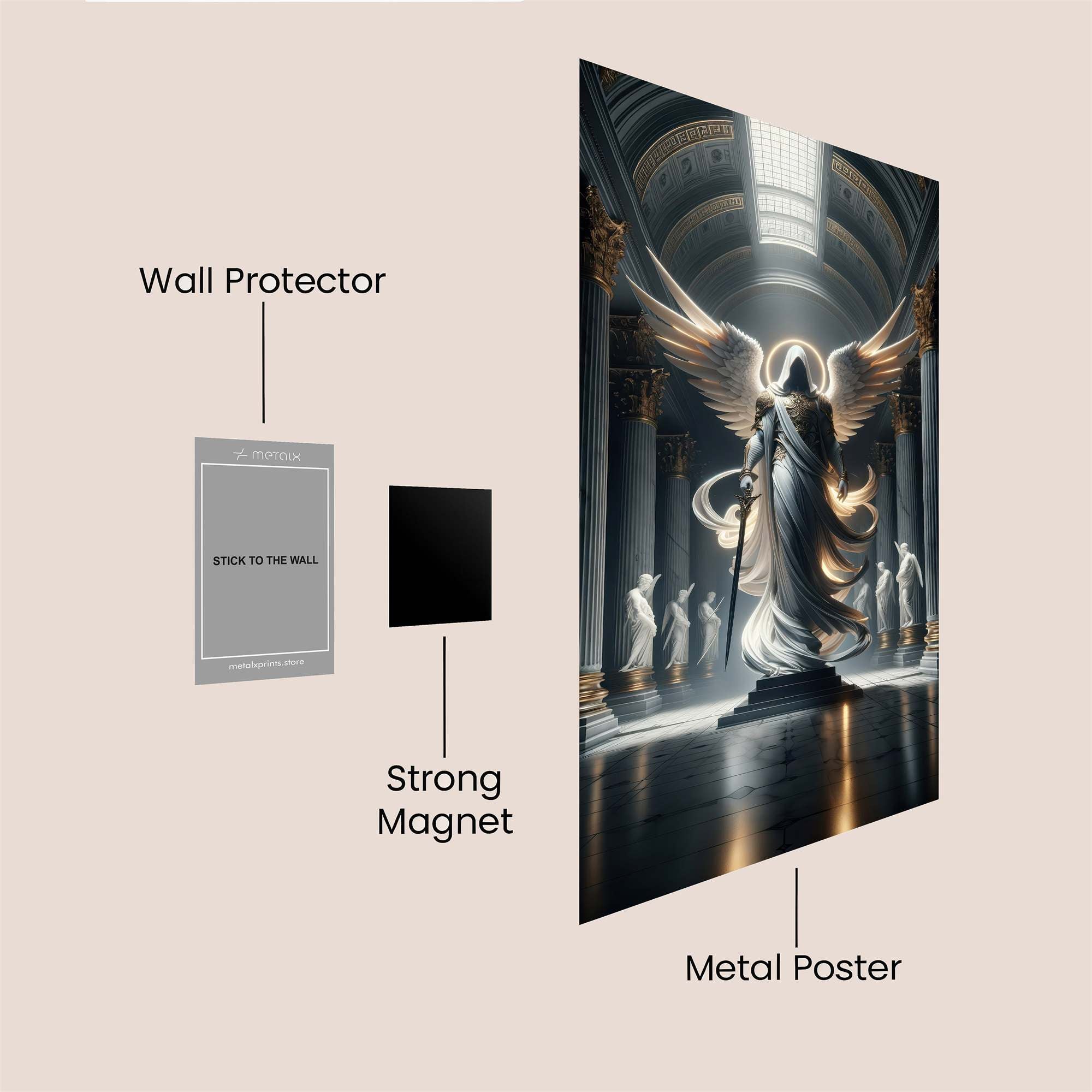 Angel Radiant Safe Wall Magnetic / M