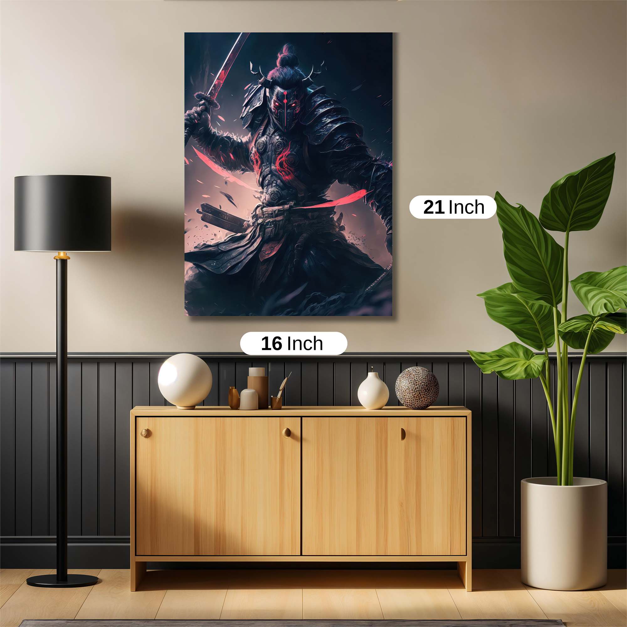 Samurai Fury Safe Wall Magnetic / M