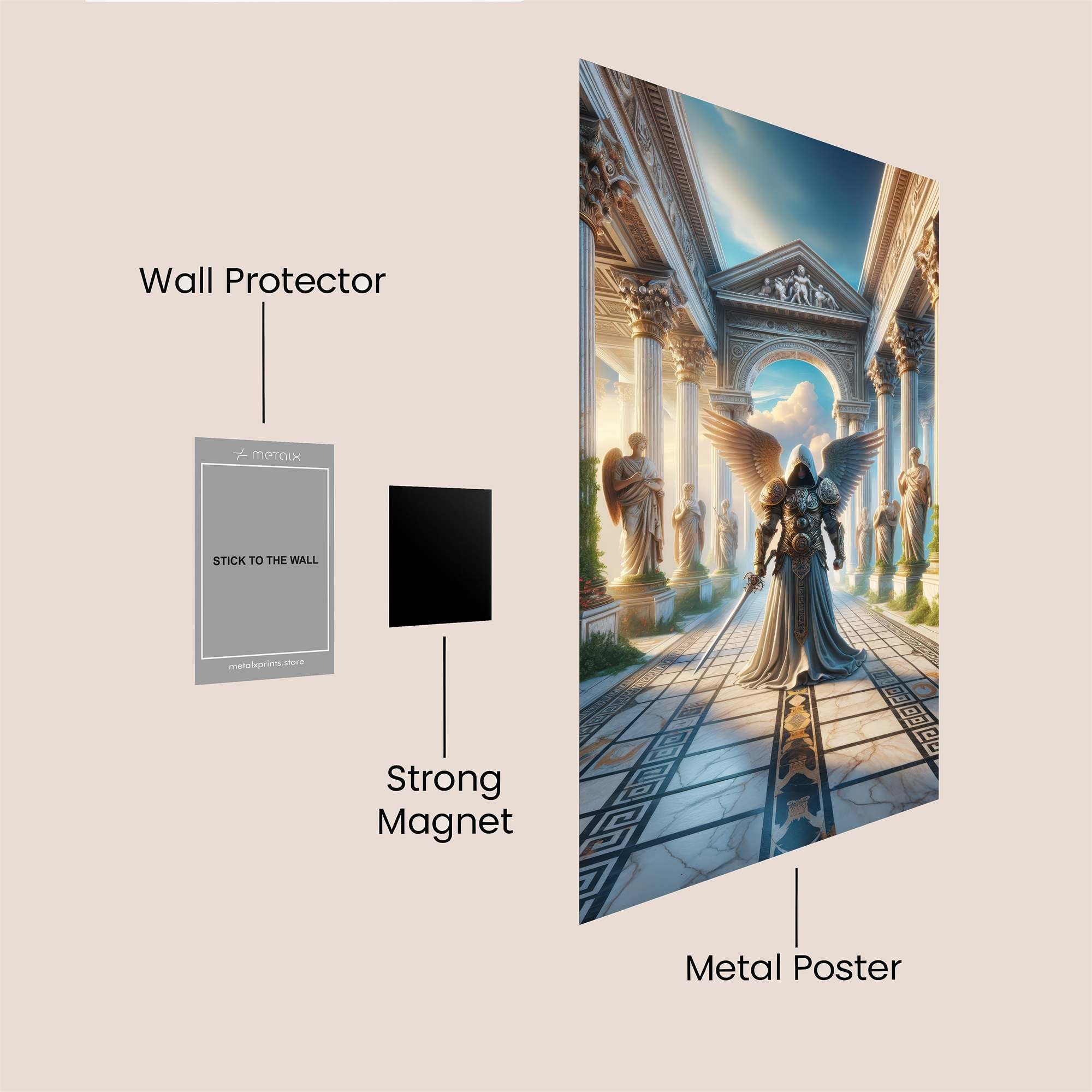 Angelic Serenity Safe Wall Magnetic / M
