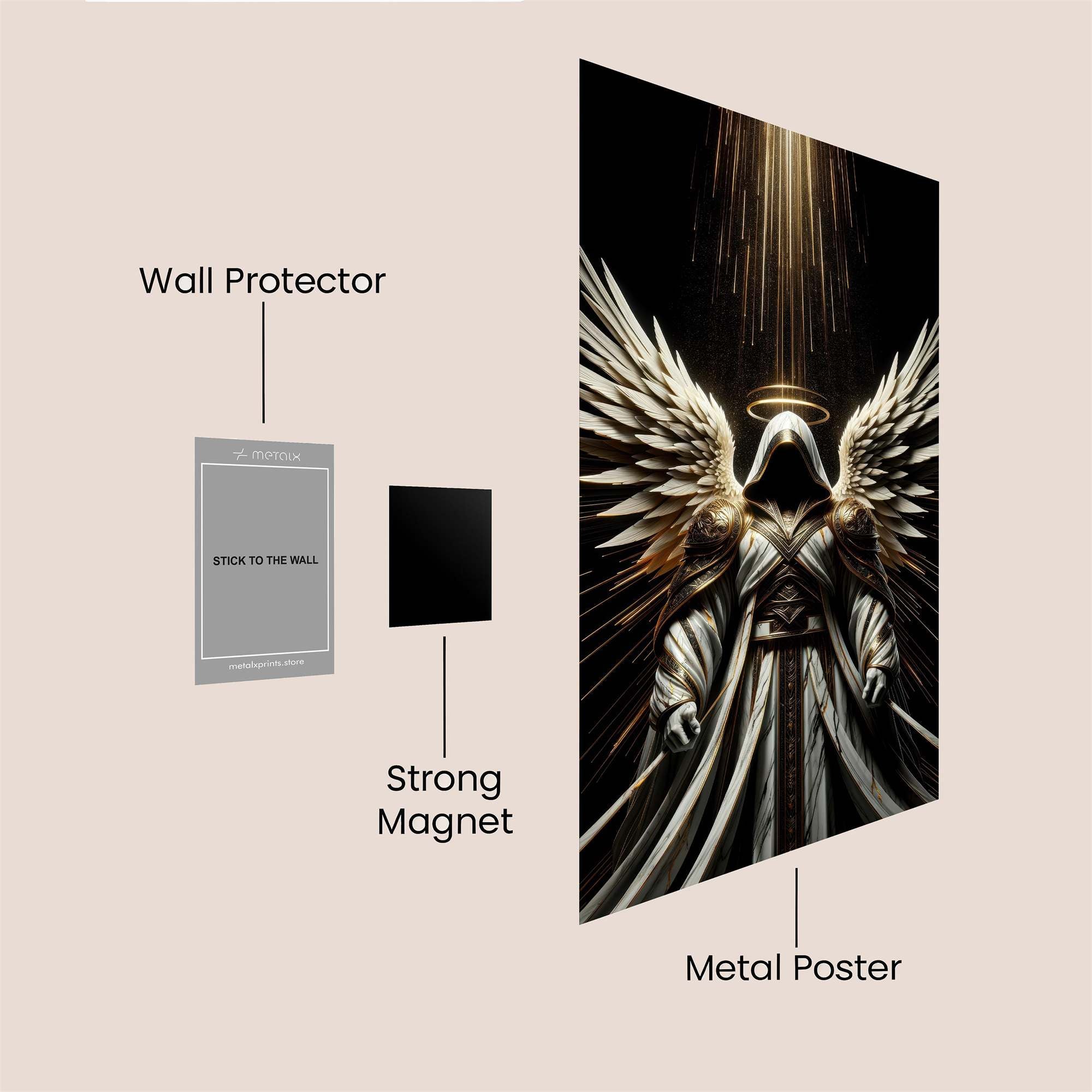 Angel Radiance Safe Wall Magnetic / M