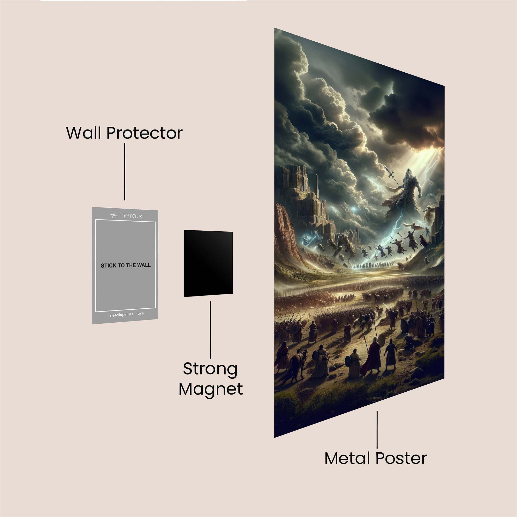God Ascends Safe Wall Magnetic / M