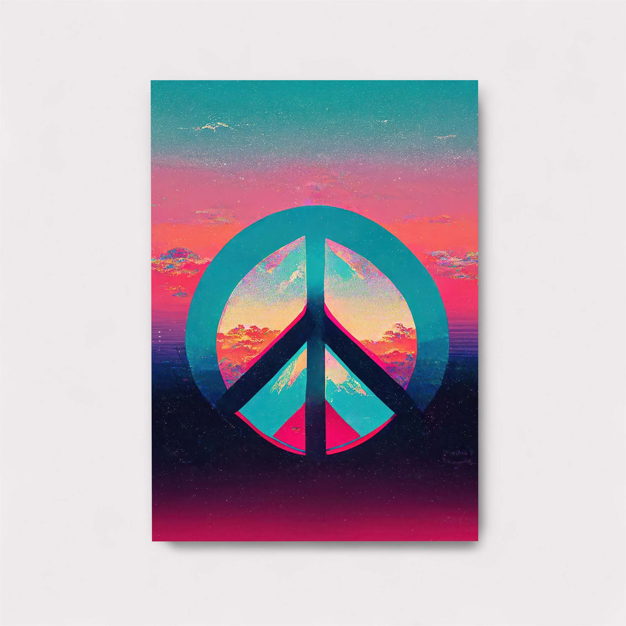 Peaceful Sunset Safe Wall Magnetic / M