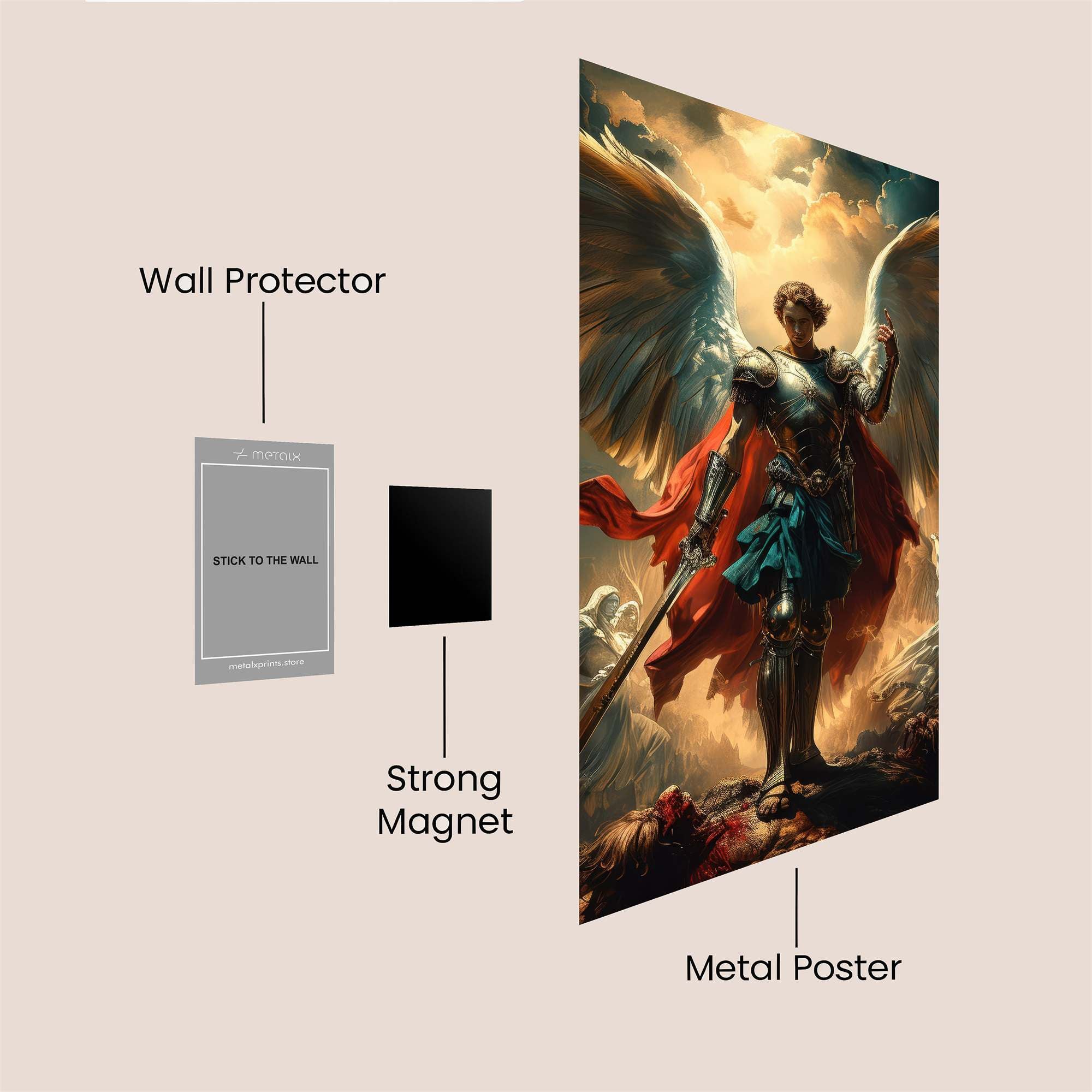 Michael Majestic Safe Wall Magnetic / M