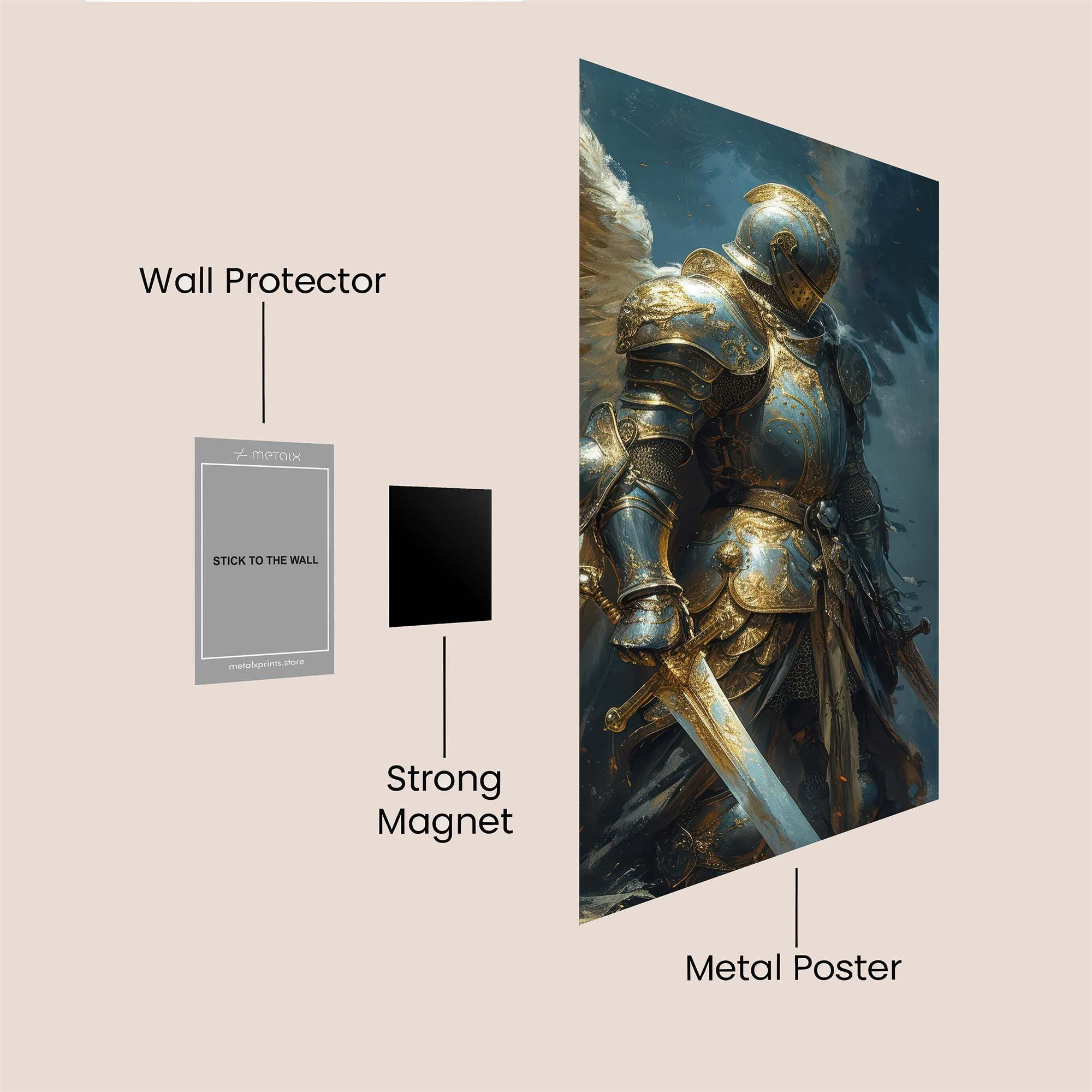Archangel Resolute Safe Wall Magnetic / M