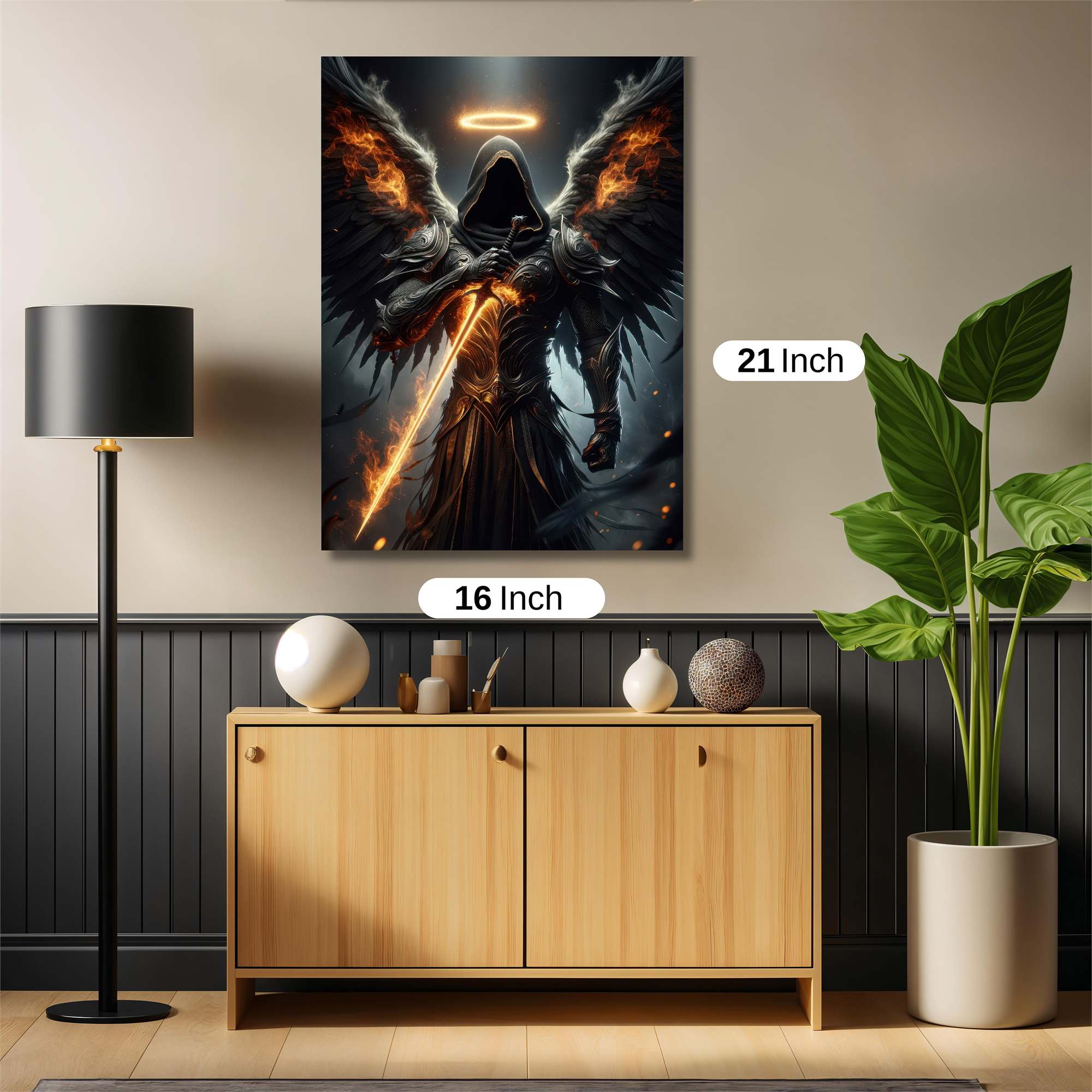 Angel Blaze Safe Wall Magnetic / M