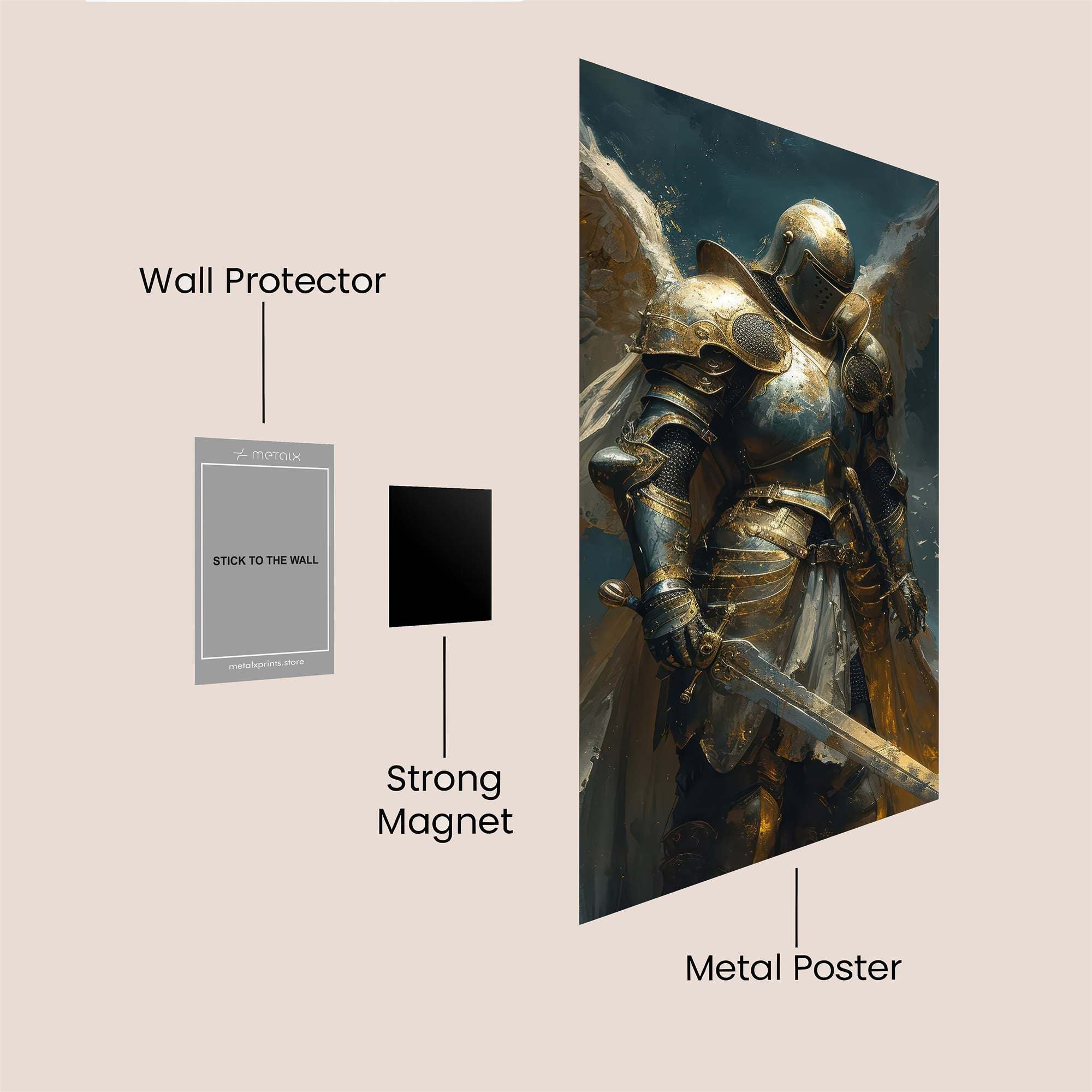 Archangel Serene Safe Wall Magnetic / M