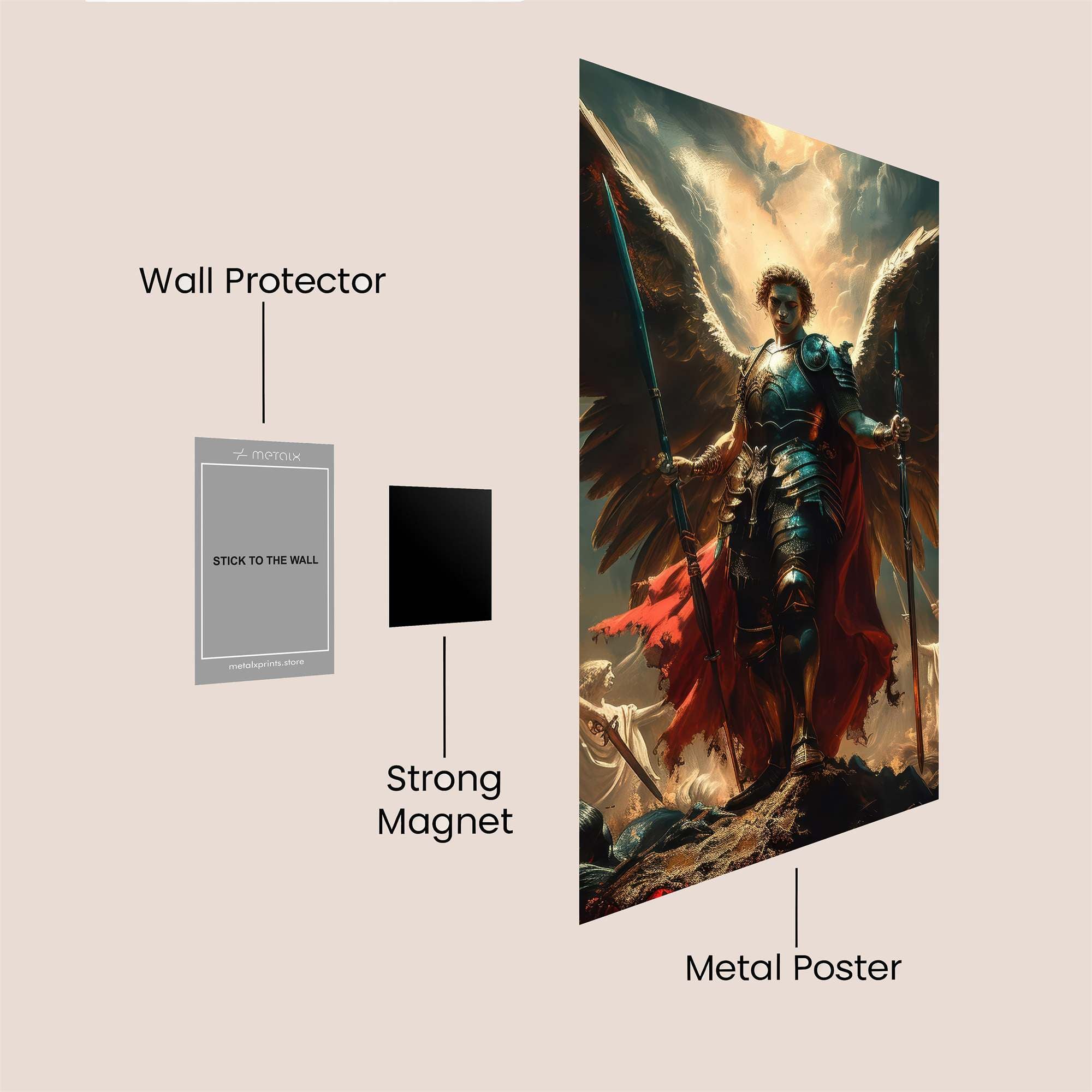 Michael Majestic Safe Wall Magnetic / M