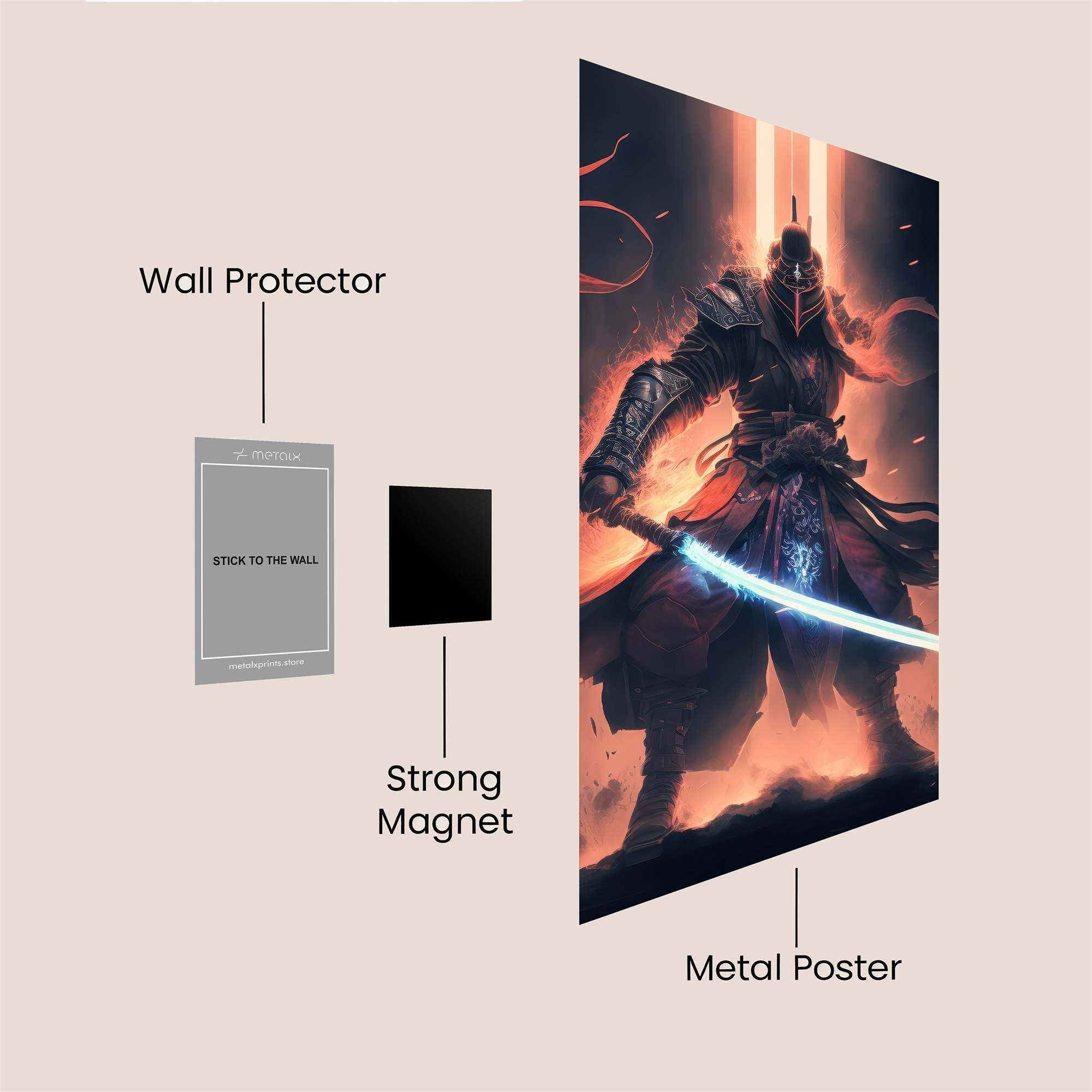 Samurai Radiance Safe Wall Magnetic / M