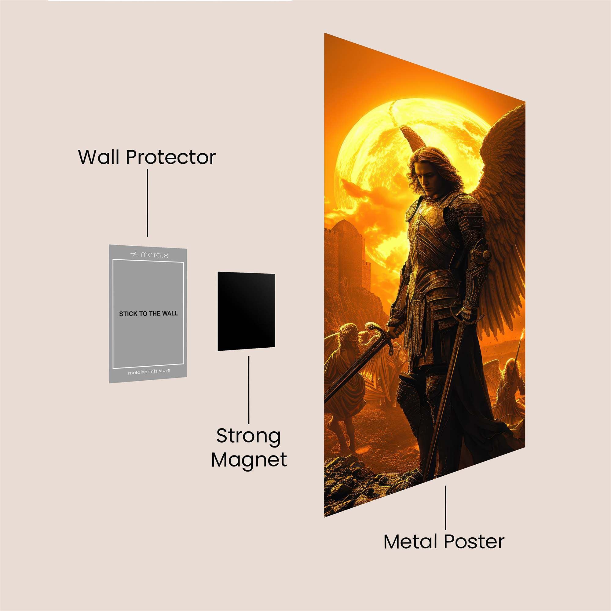 Michael Resolute Safe Wall Magnetic / M