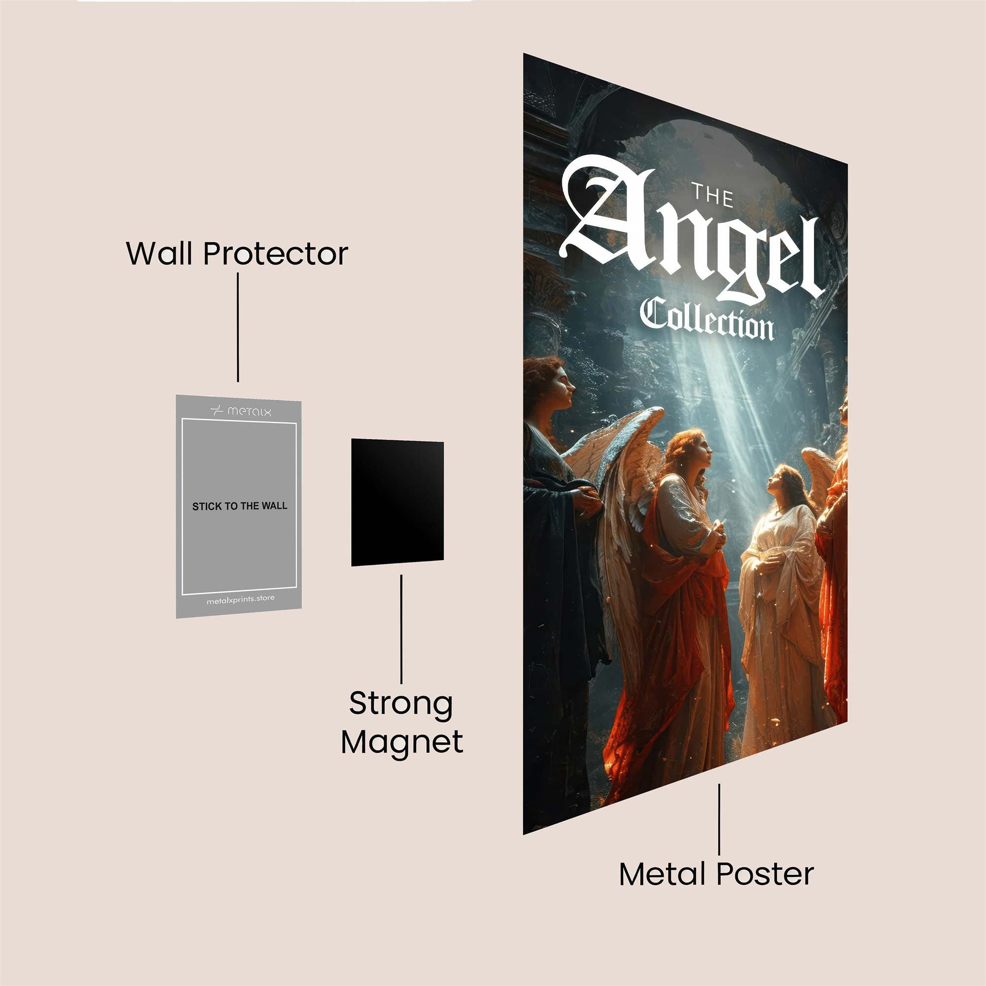 Angel Serenity Safe Wall Magnetic / M