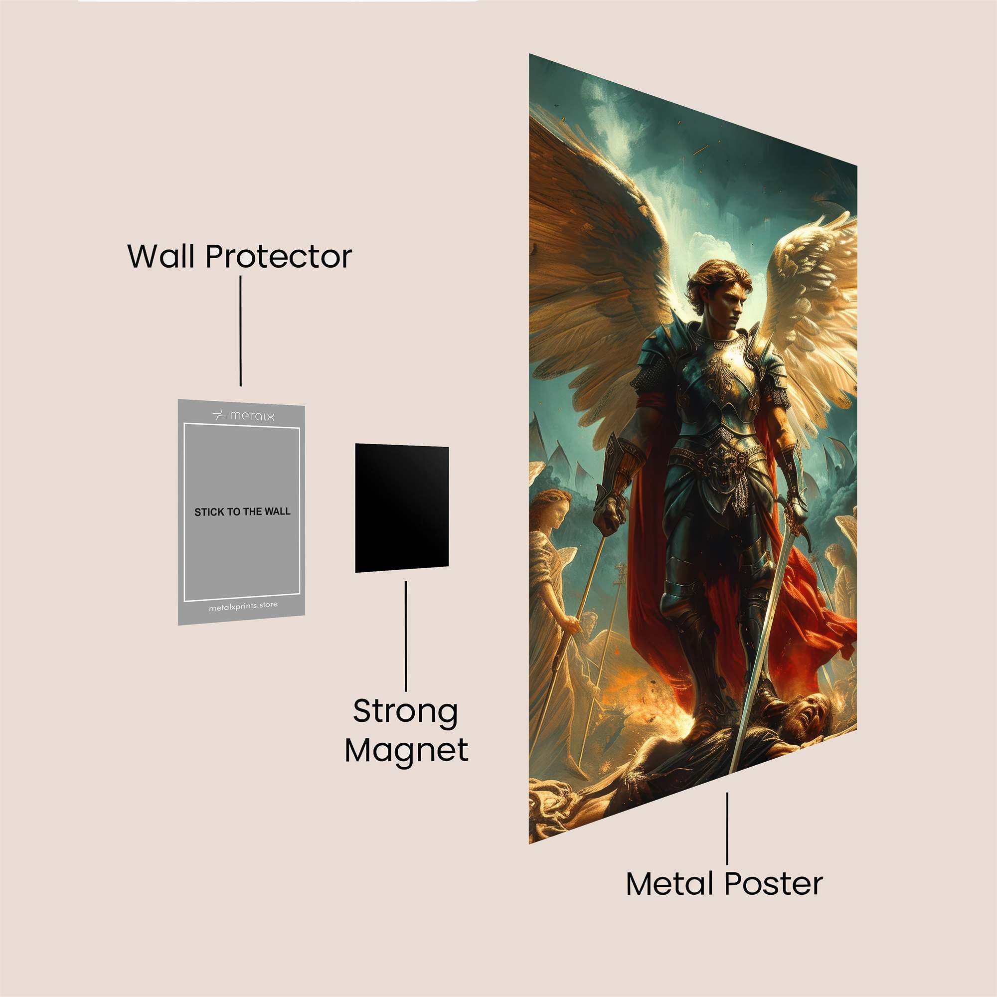 Michael Majestic Safe Wall Magnetic / M