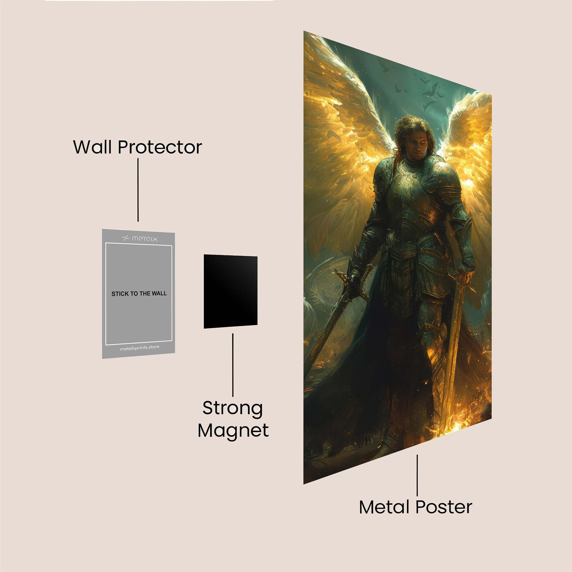 Archangel Radiant Safe Wall Magnetic / M