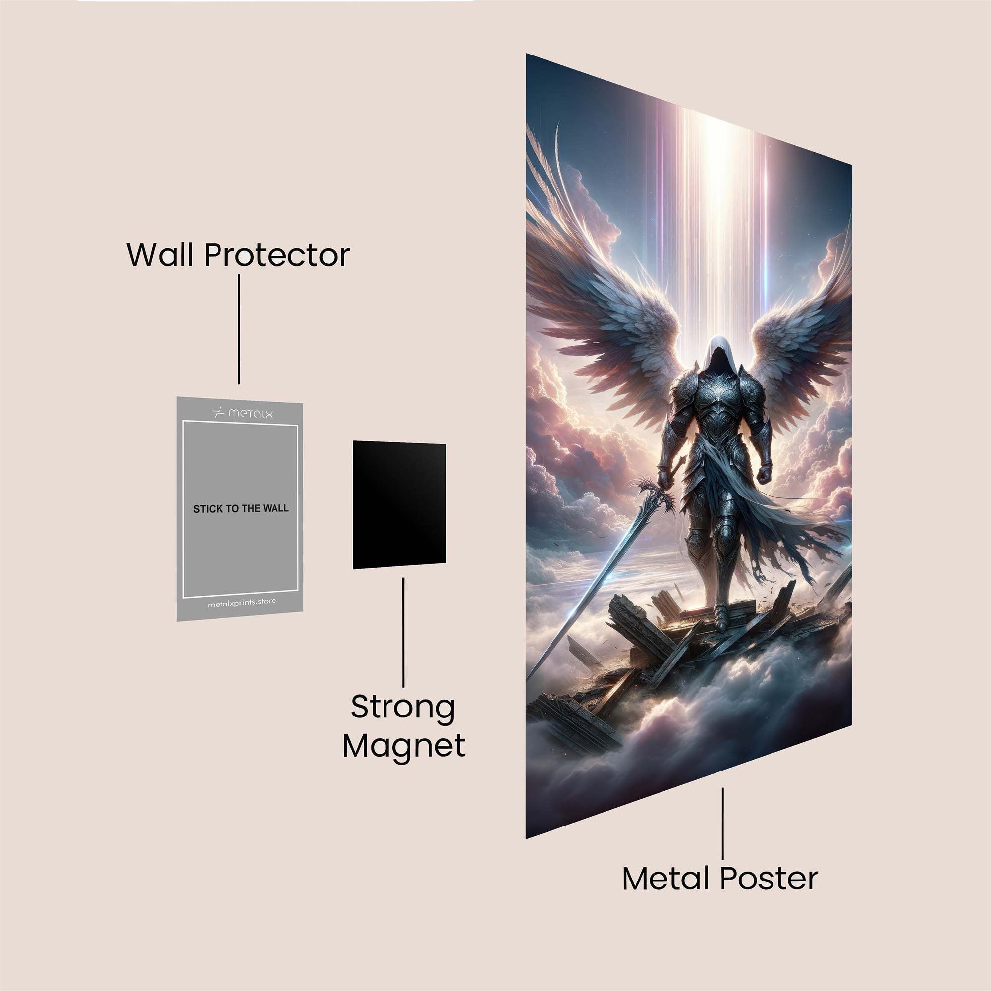 Archangel Ascendant Safe Wall Magnetic / M