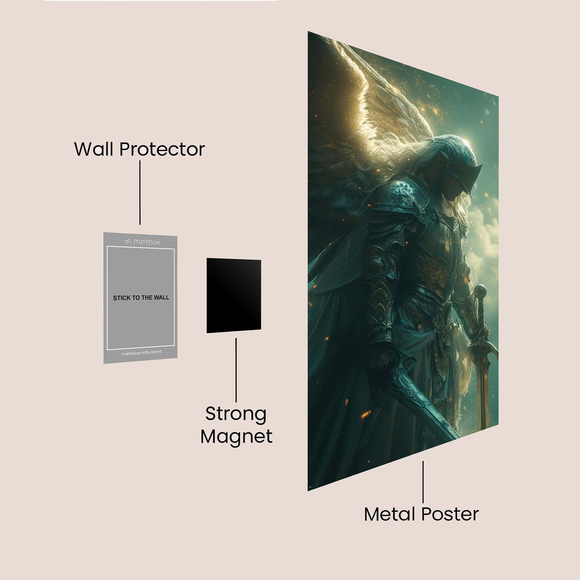 Angel Serenity Safe Wall Magnetic / M