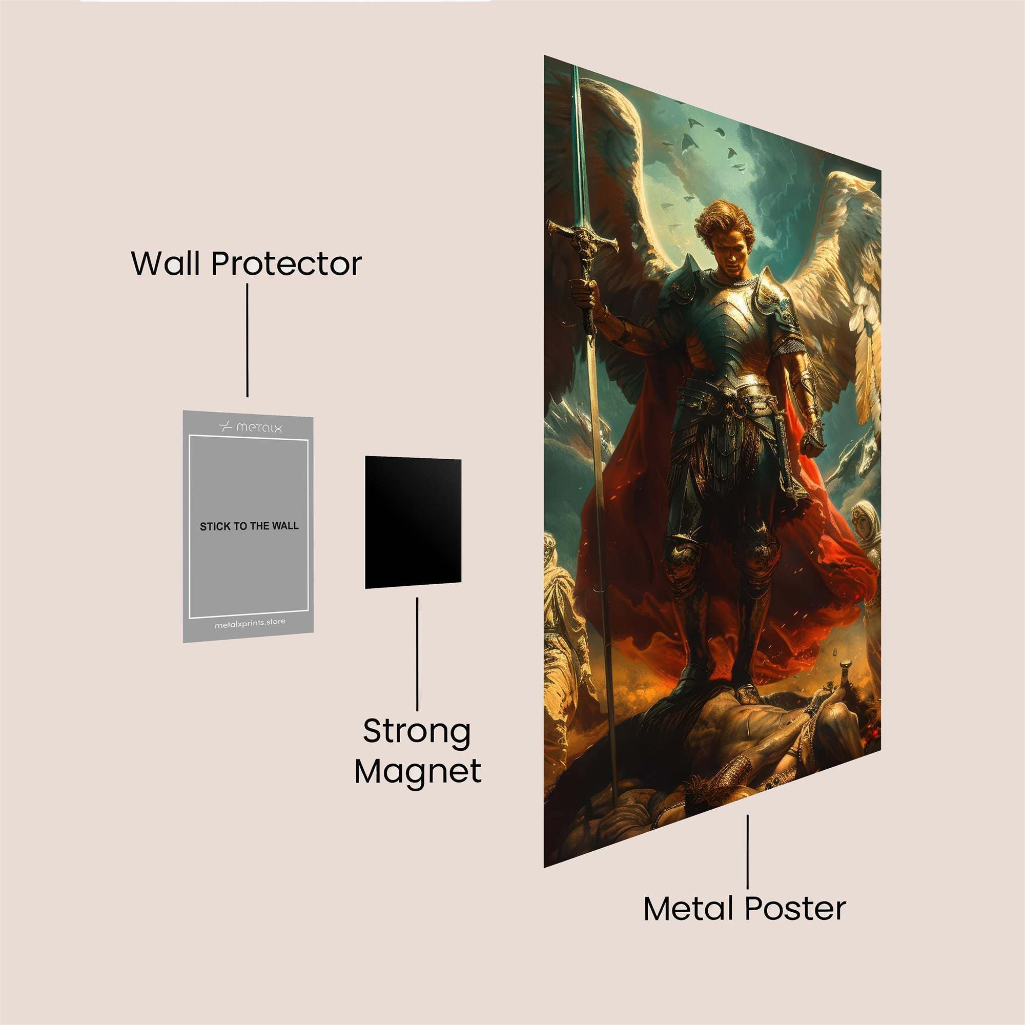 Michael Majestic Safe Wall Magnetic / M