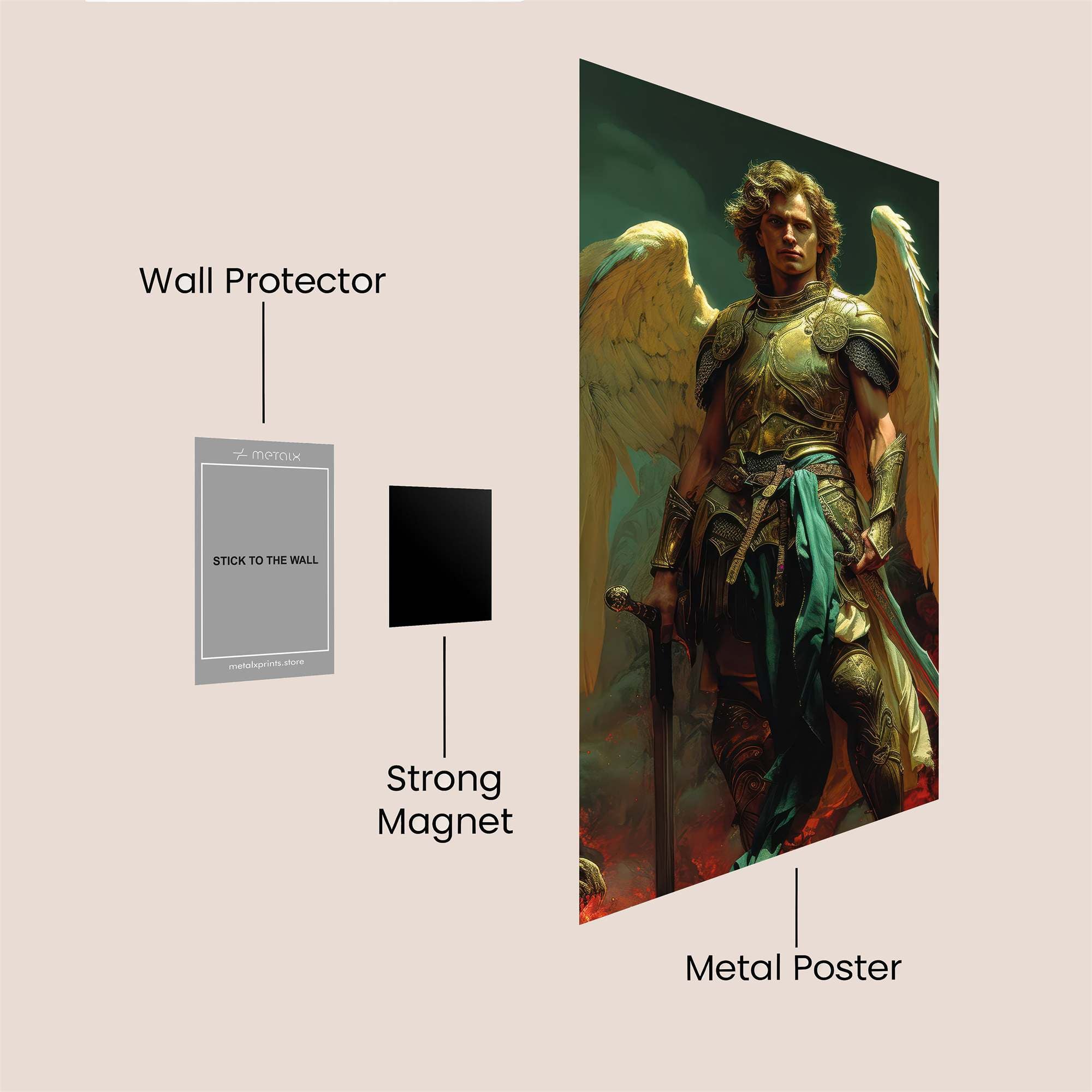 Michael Majestic Safe Wall Magnetic / M