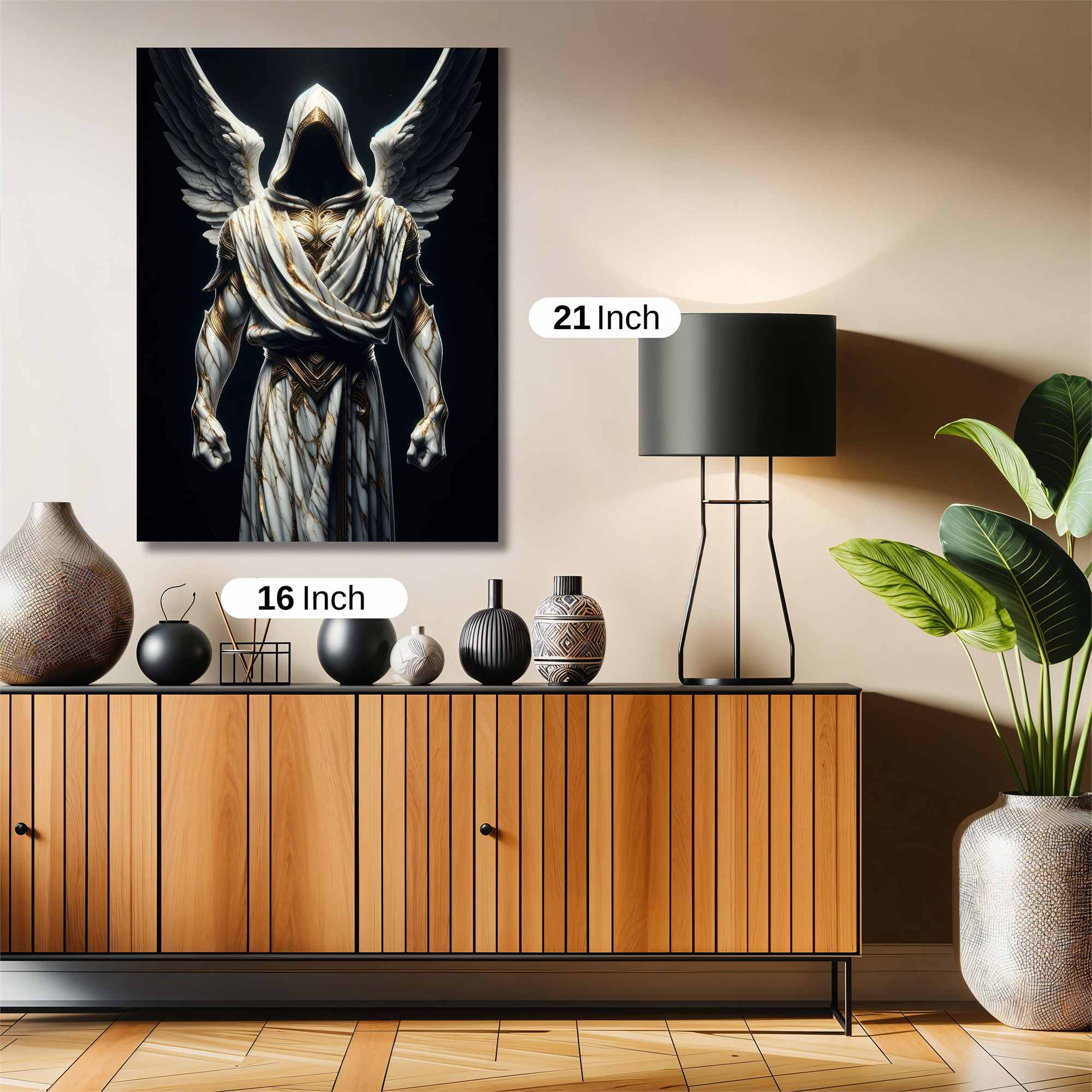 Angelic Sentinel Safe Wall Magnetic / M