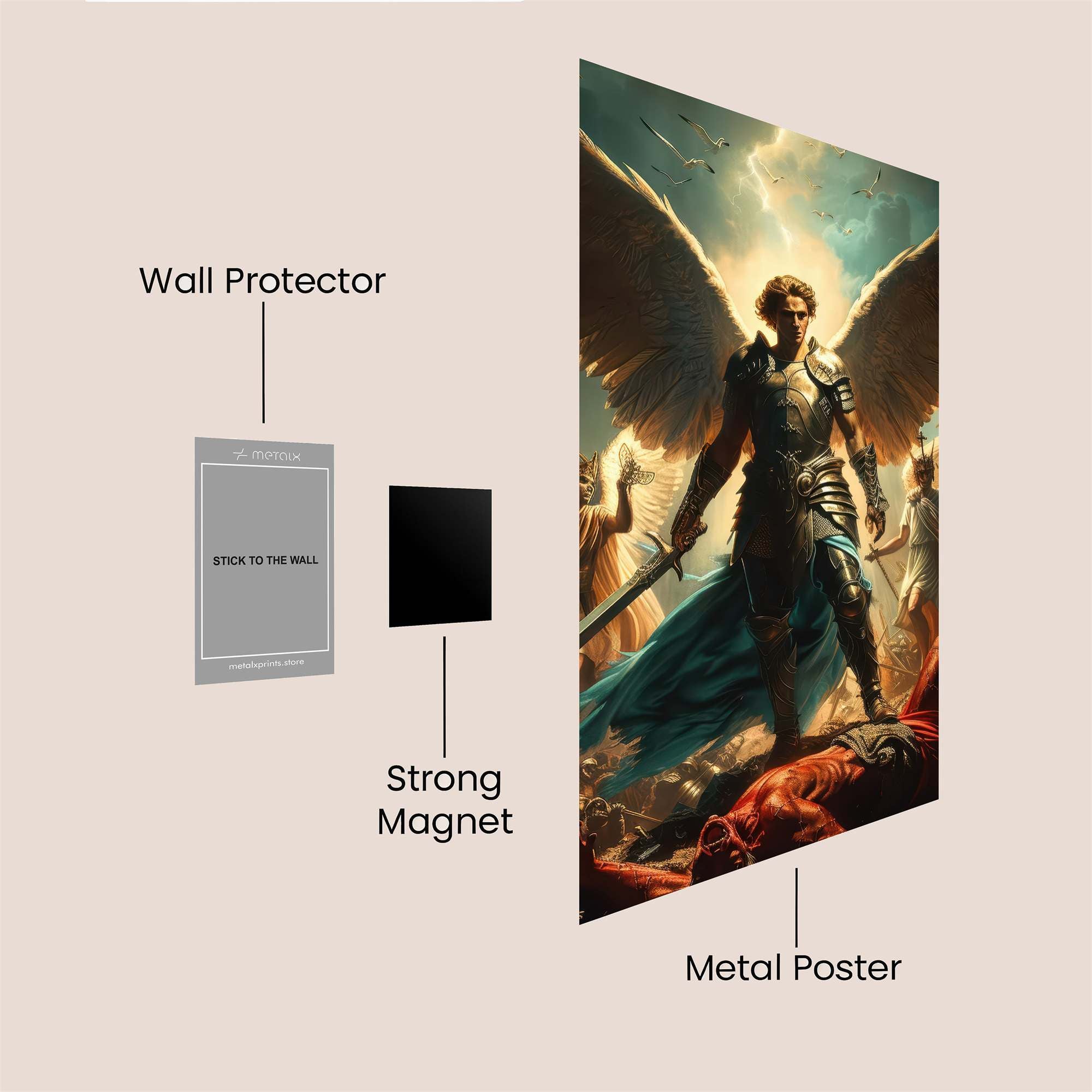 Archangel Resolute Safe Wall Magnetic / M