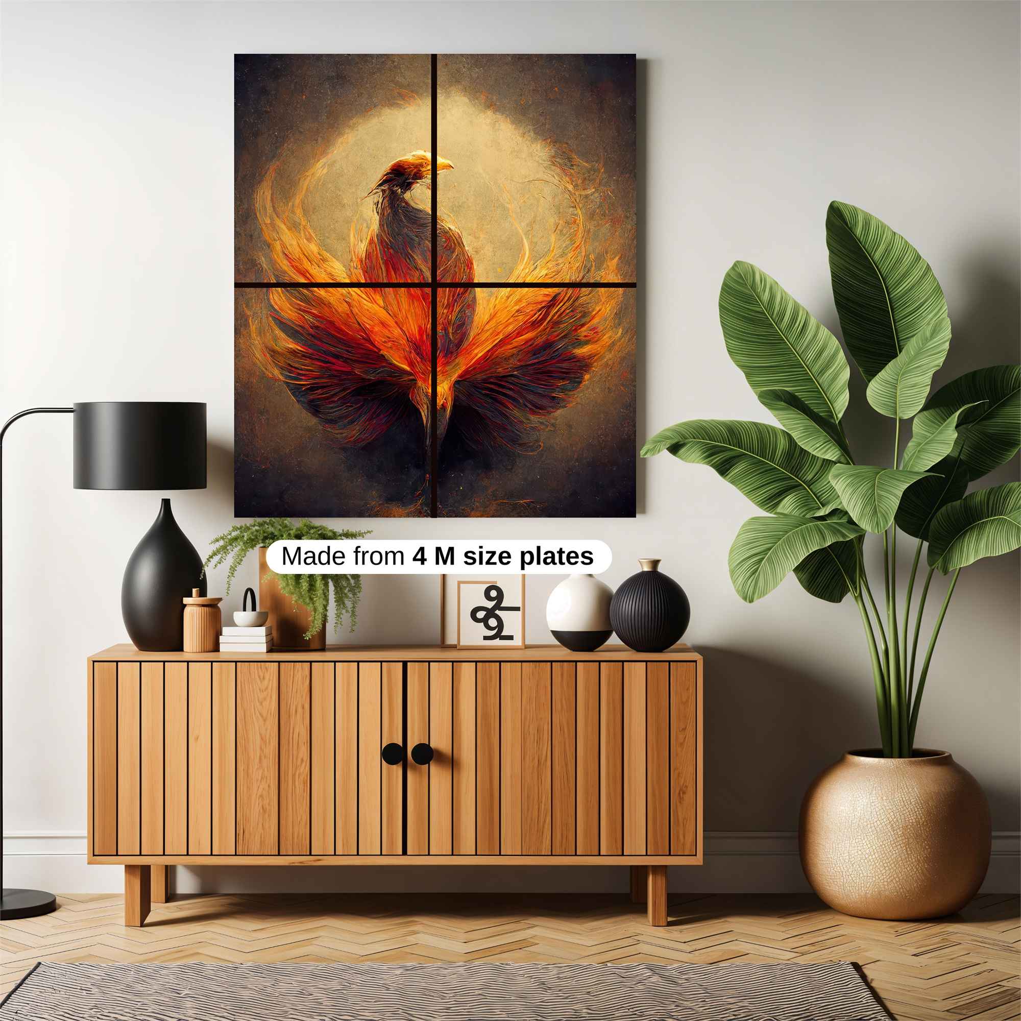 Phoenix Rebirth Safe Wall Magnetic / M