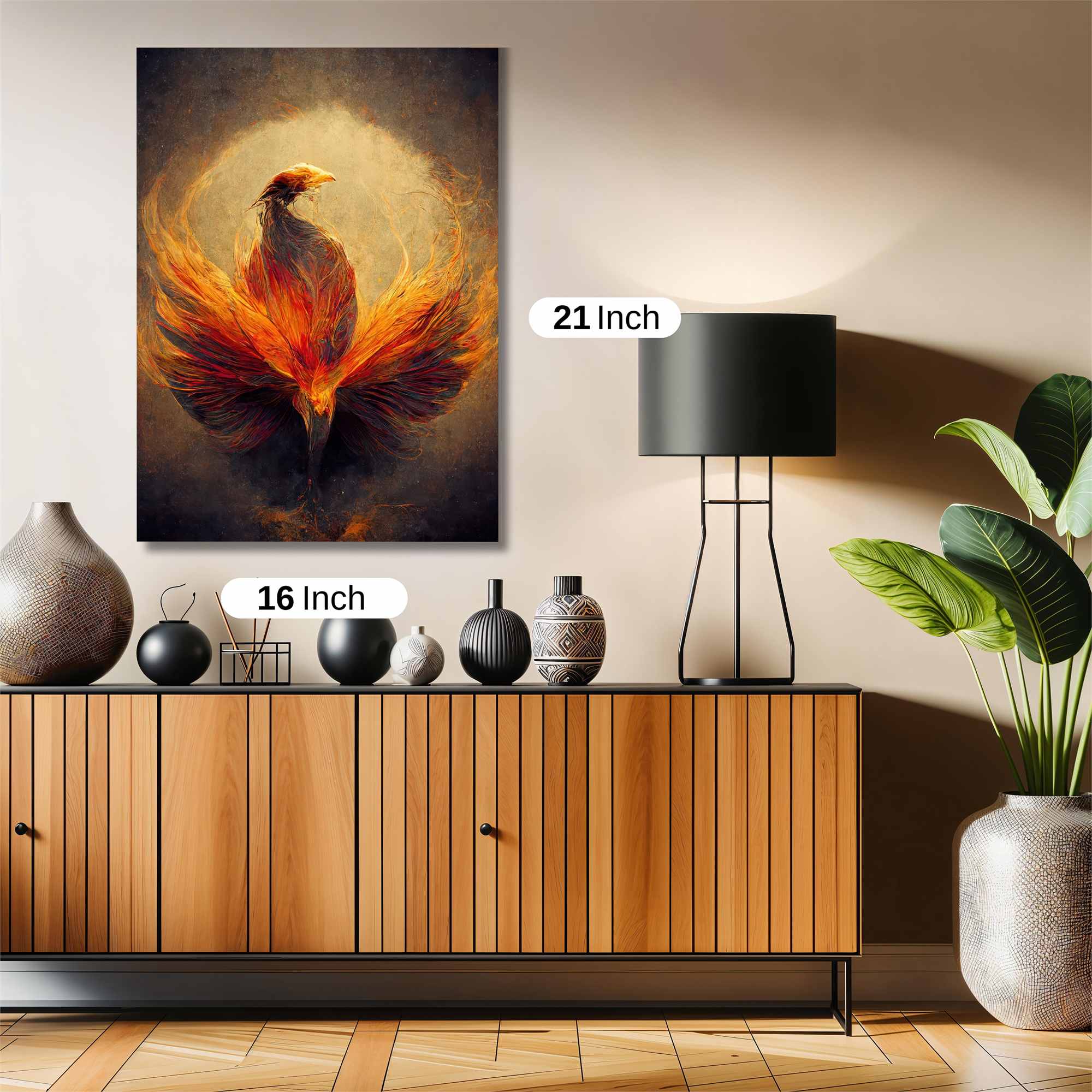 Phoenix Rebirth Safe Wall Magnetic / M