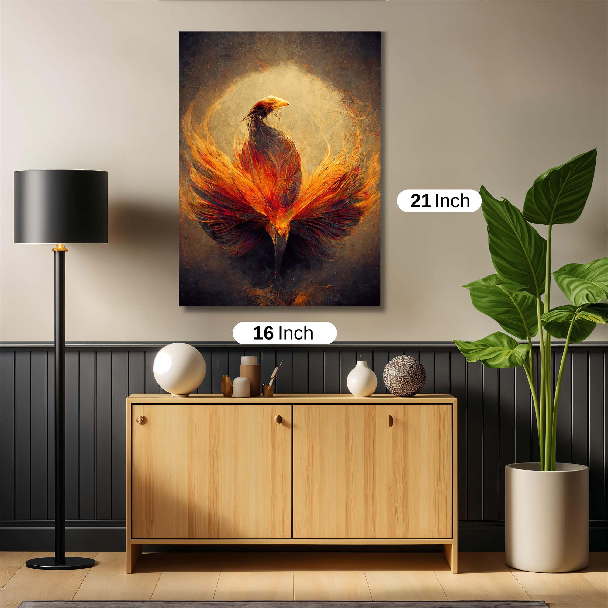 Phoenix Rebirth Safe Wall Magnetic / M