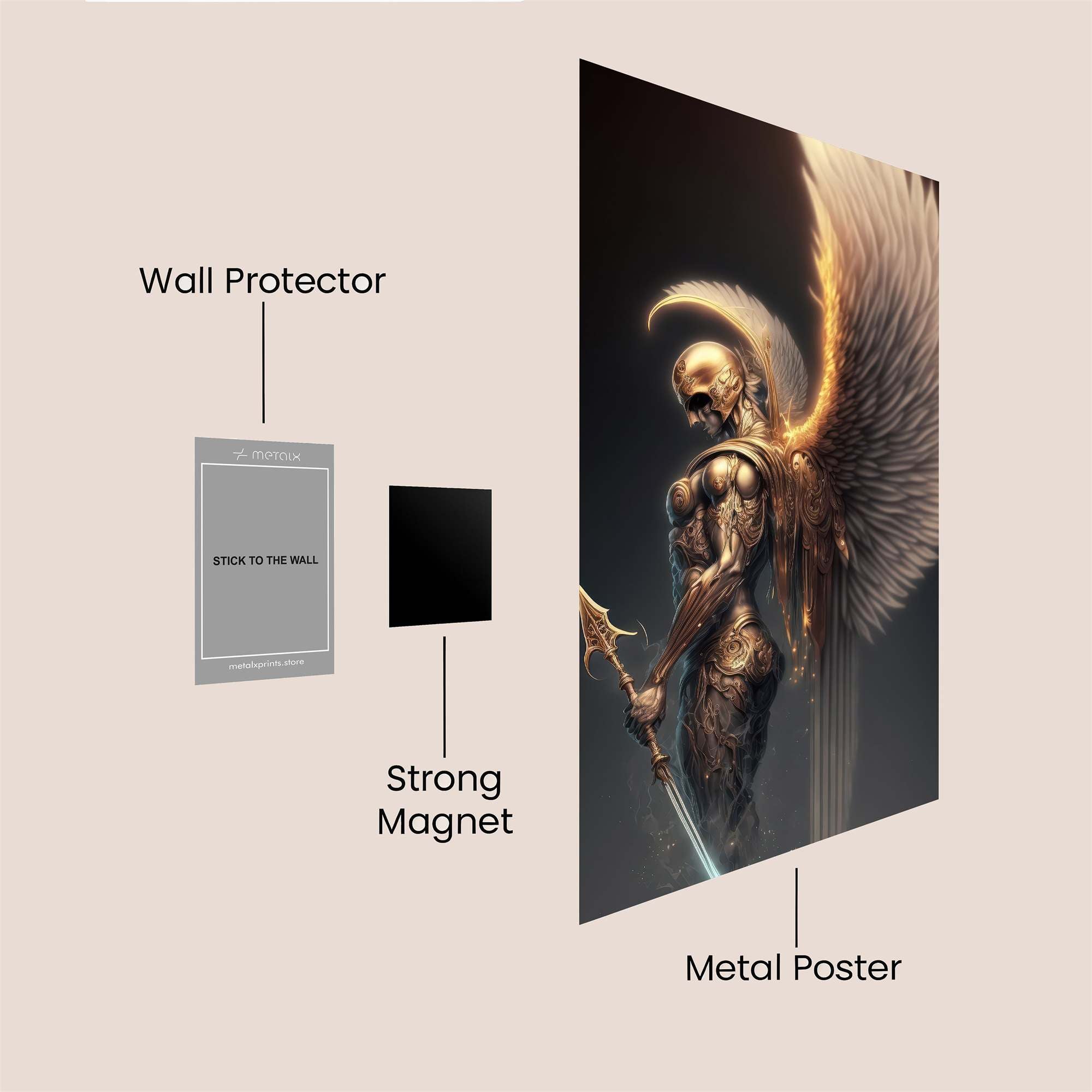 Angel Resolute Safe Wall Magnetic / M