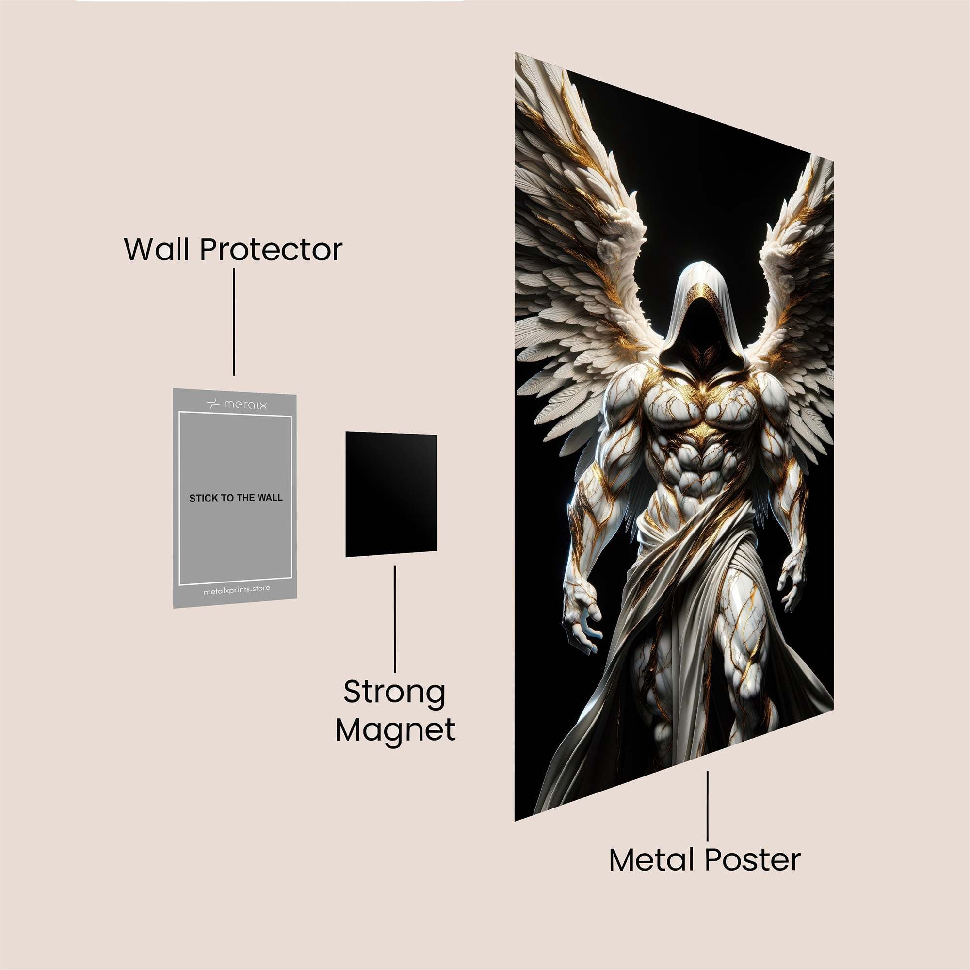 Archangel Ascendant Safe Wall Magnetic / M