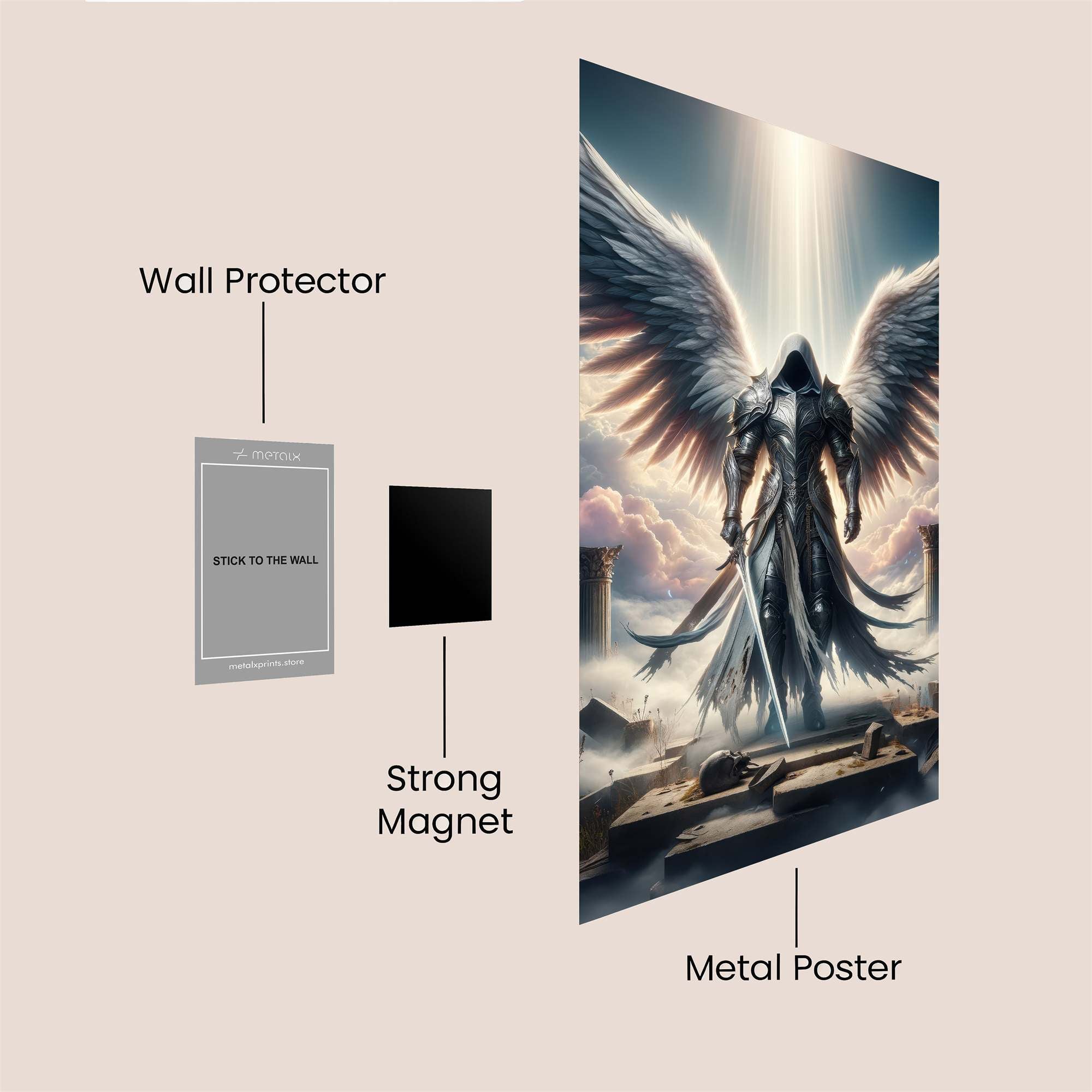 Angel Radiance Safe Wall Magnetic / M