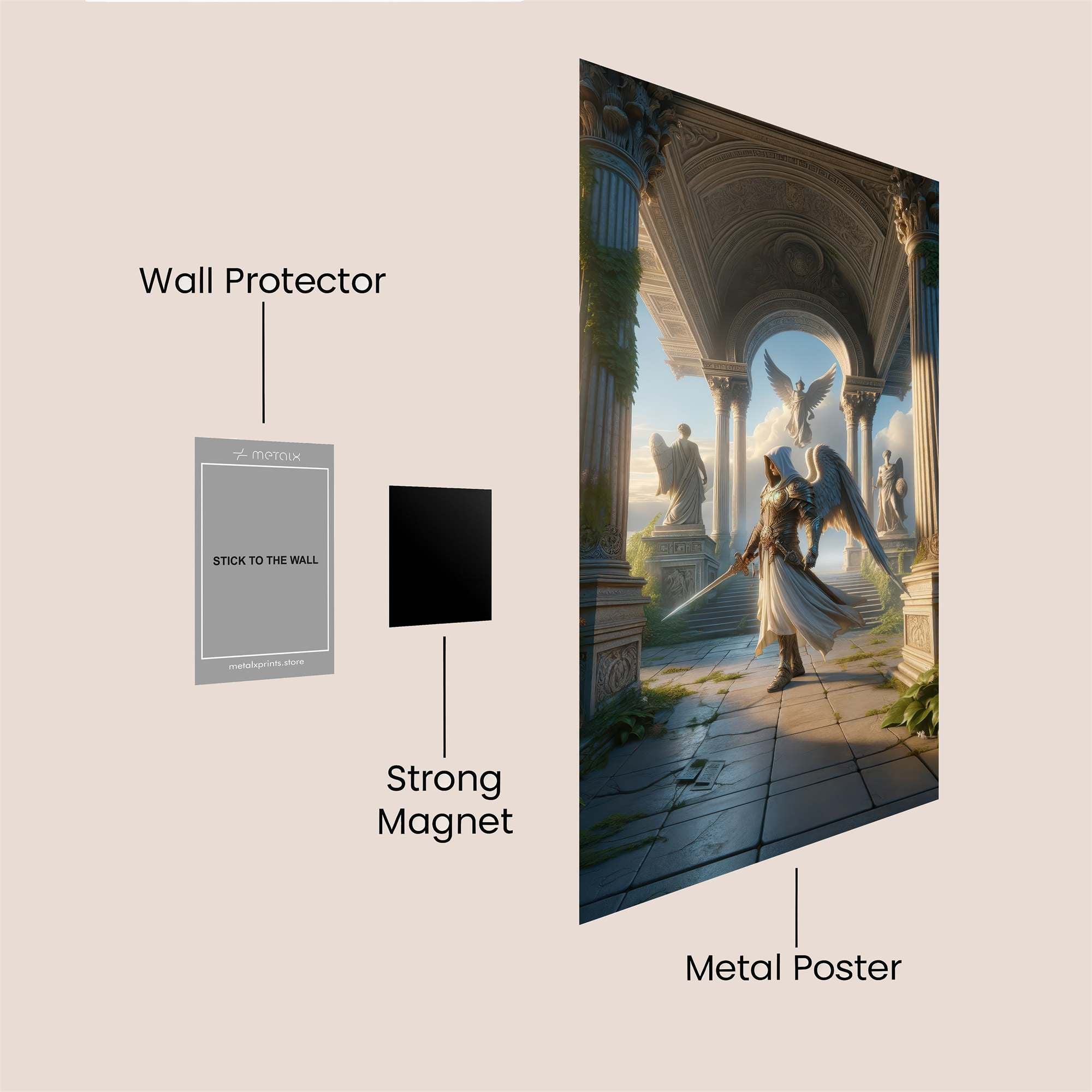 Angel Serenity Safe Wall Magnetic / M