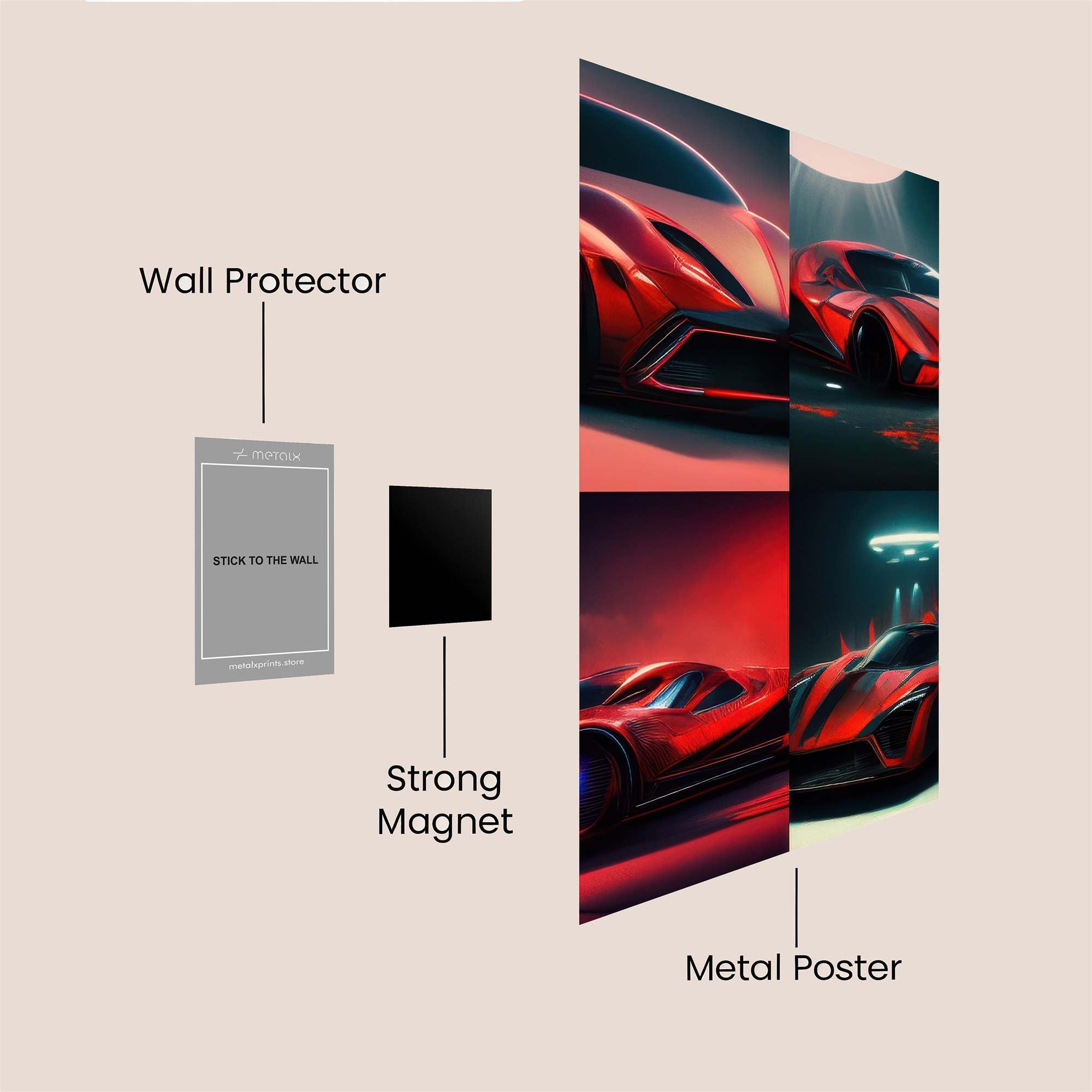 Hypercar Intensity Safe Wall Magnetic / M