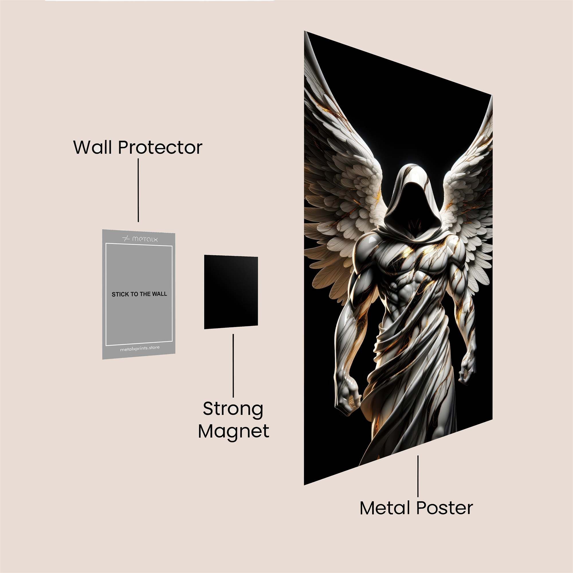 Angel Resolute Safe Wall Magnetic / M