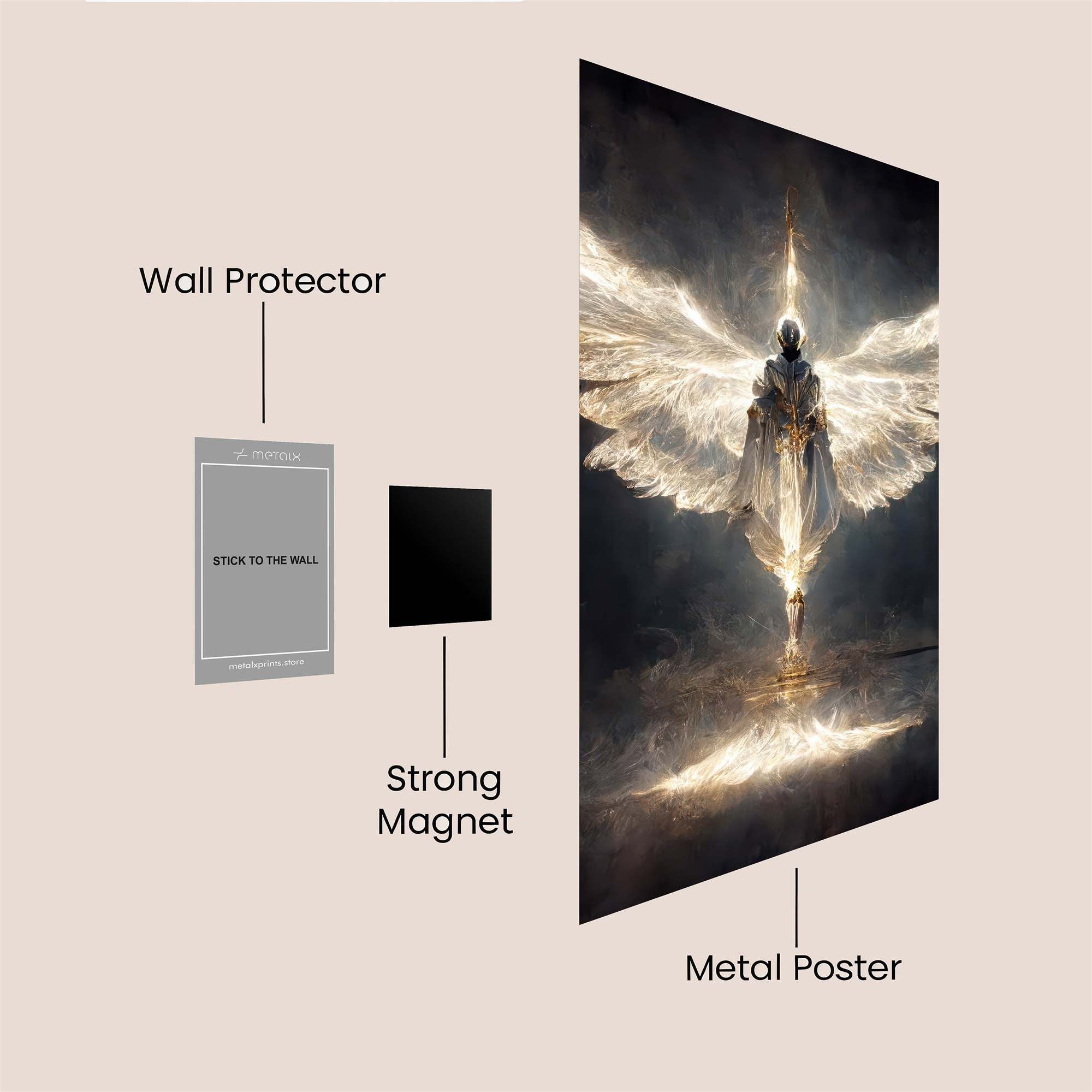 Angel Radiance Safe Wall Magnetic / M