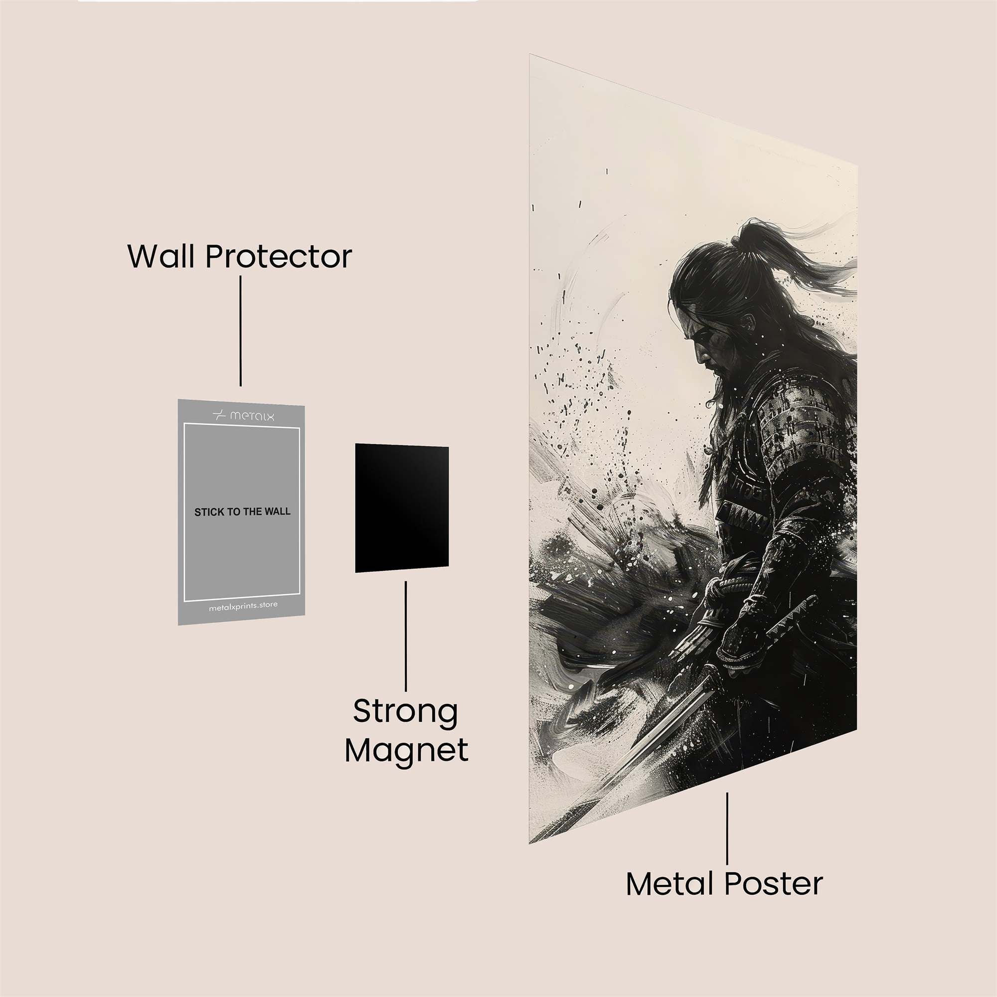 Samurai Serenity Safe Wall Magnetic / M