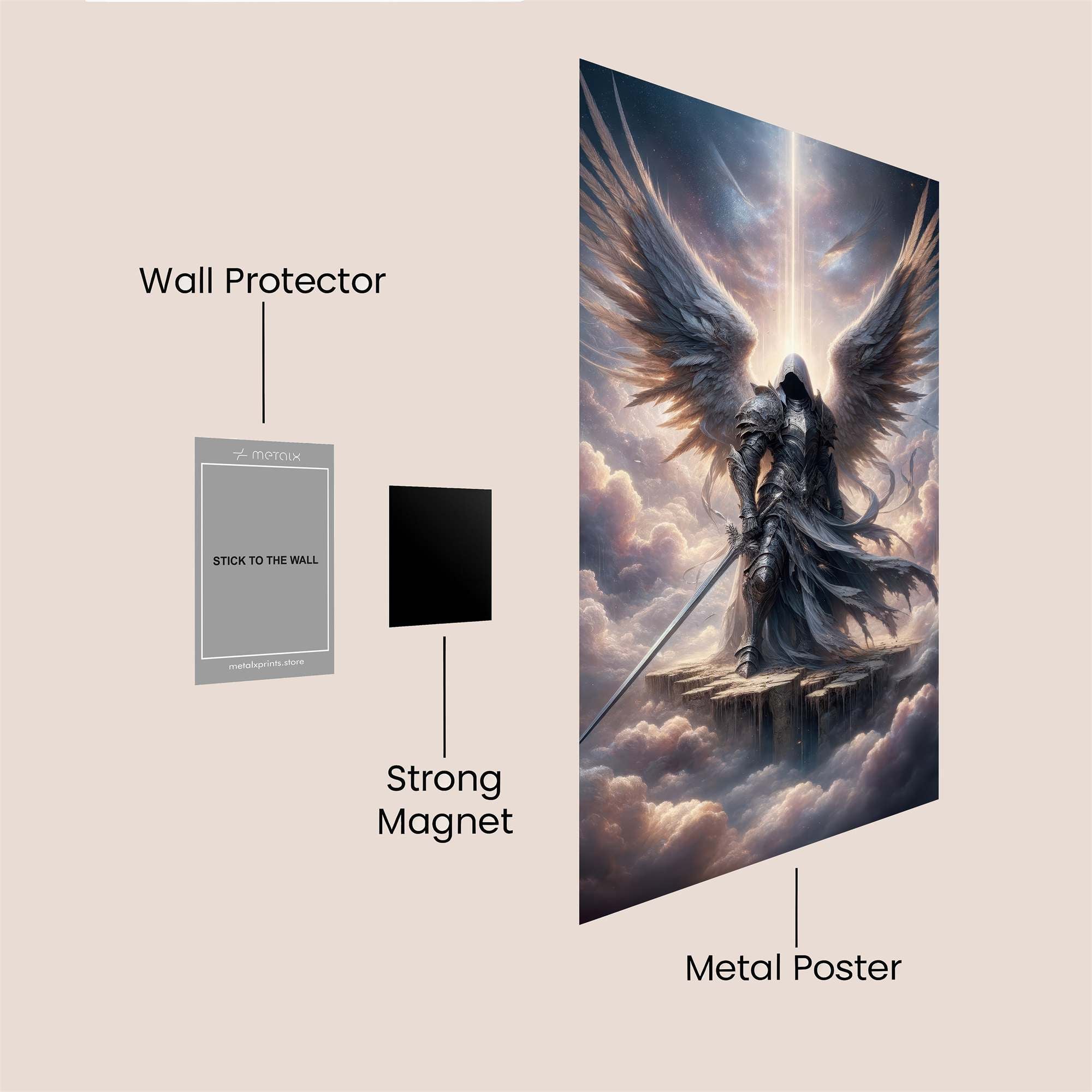 Archangel Majestic Safe Wall Magnetic / M