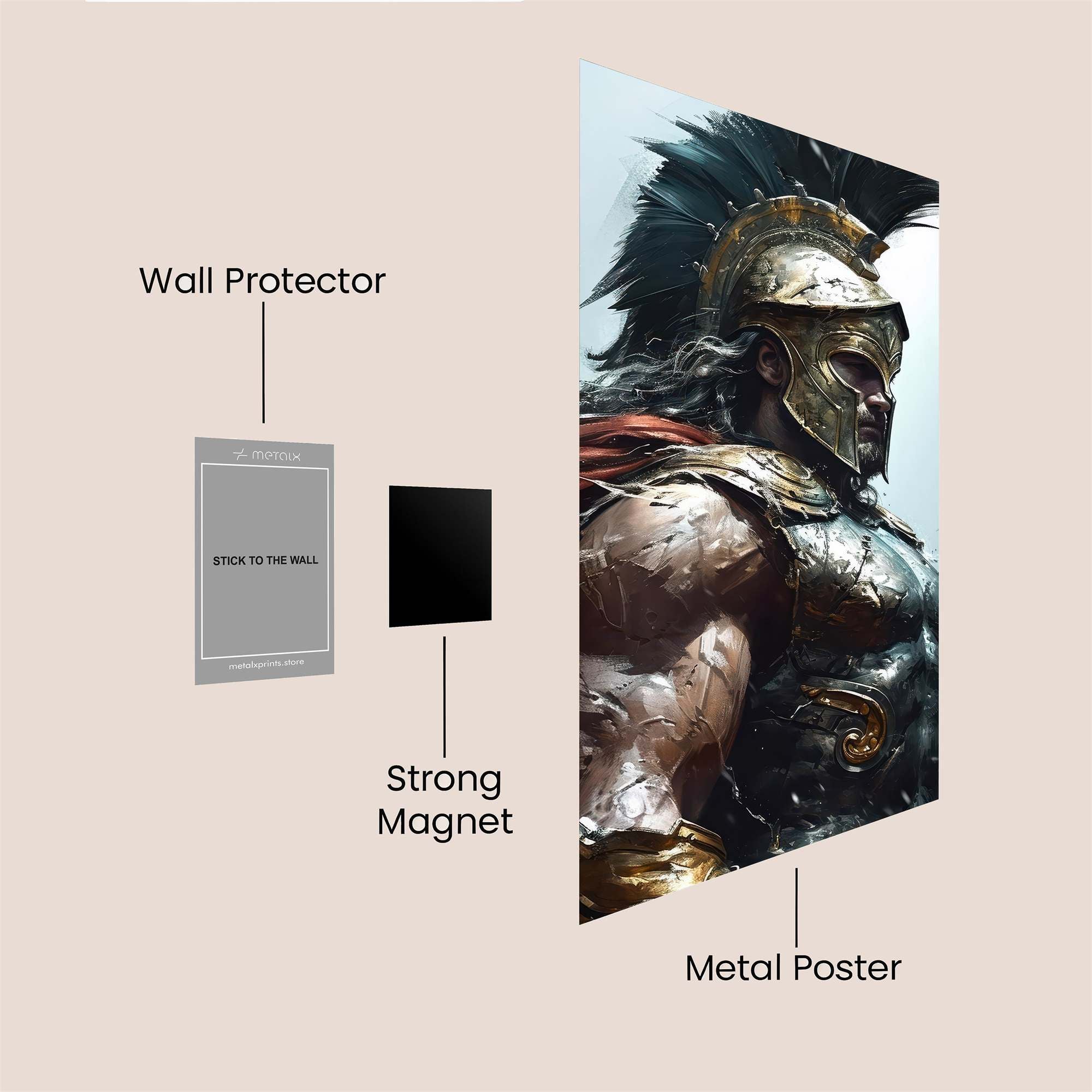 Achilles Defiant Safe Wall Magnetic / M