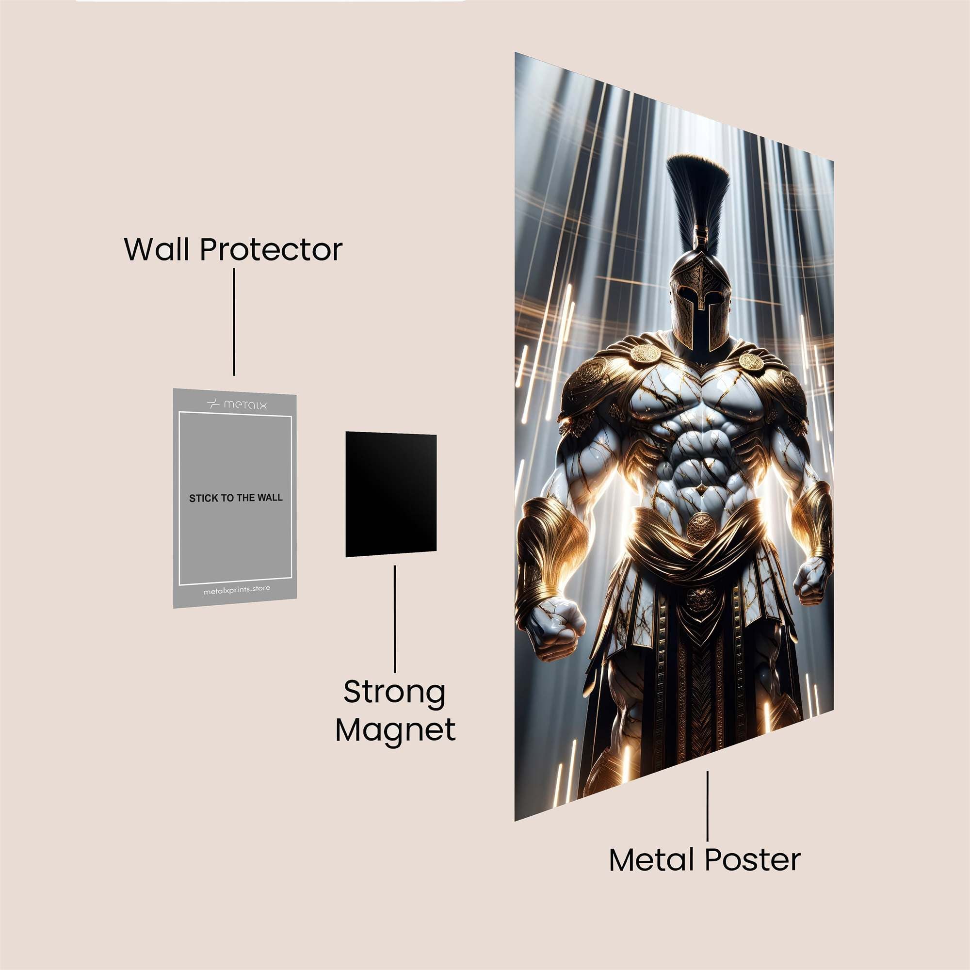 Spartan Ascendant Safe Wall Magnetic / M
