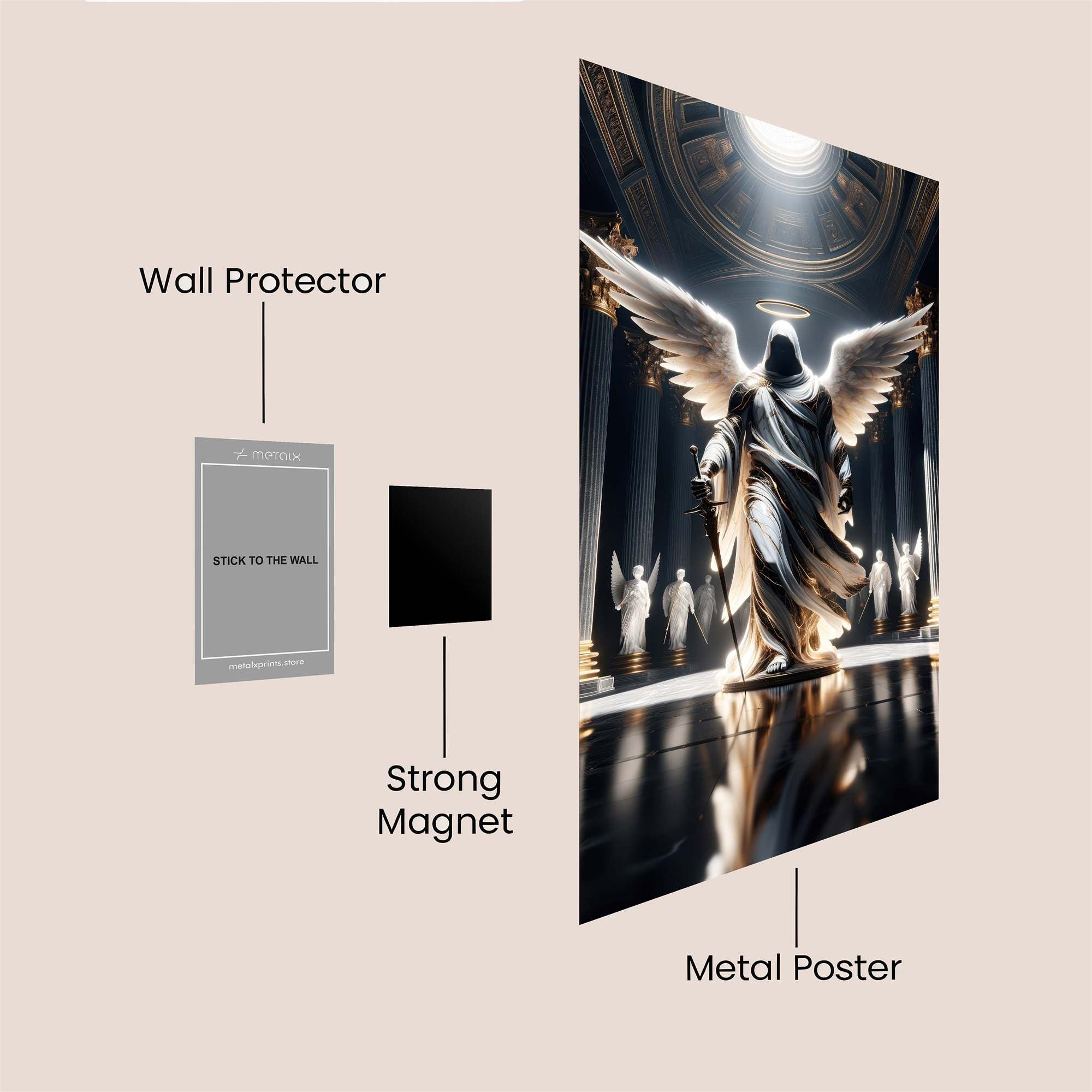 Archangel Serene Safe Wall Magnetic / M
