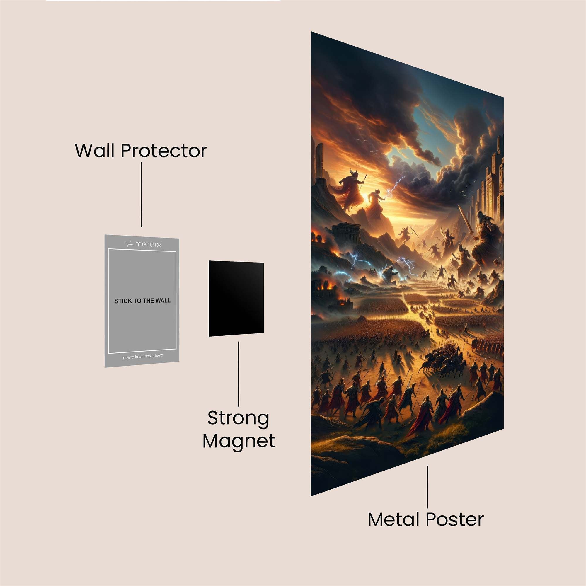 Battle Euphoria Safe Wall Magnetic / M