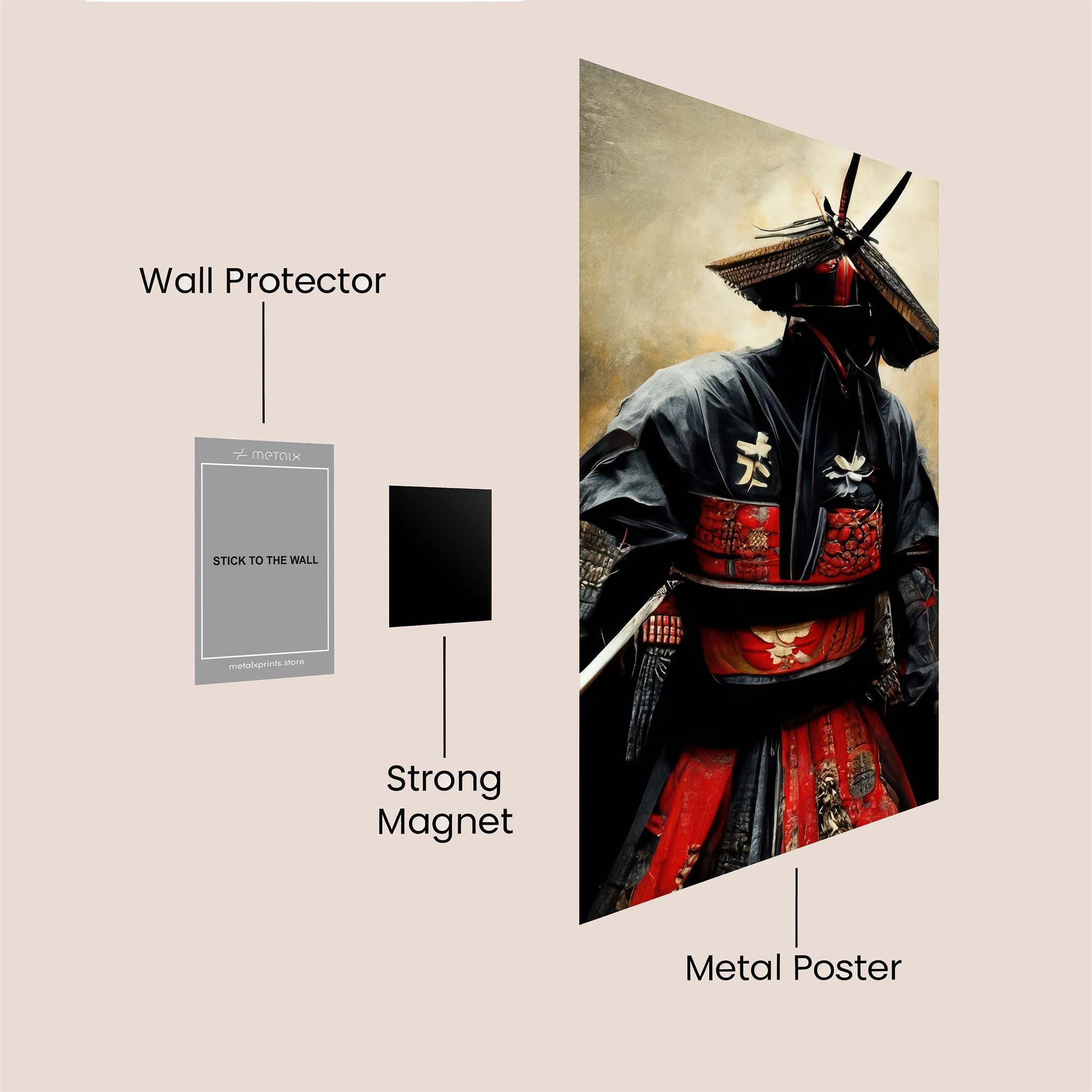 Samurai Serenity Safe Wall Magnetic / M