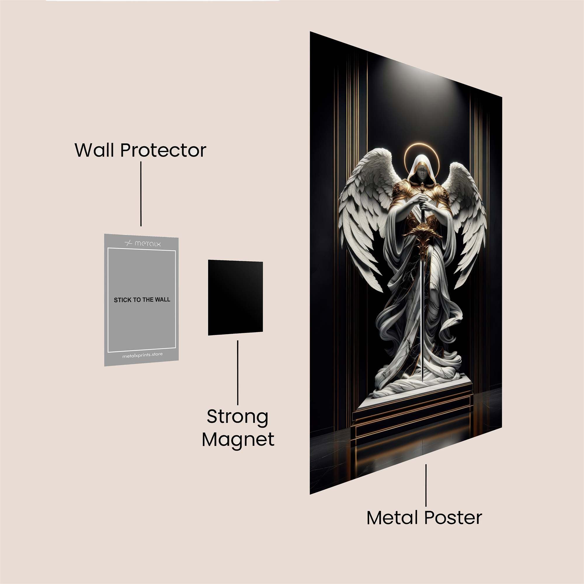 Angel Radiance Safe Wall Magnetic / M